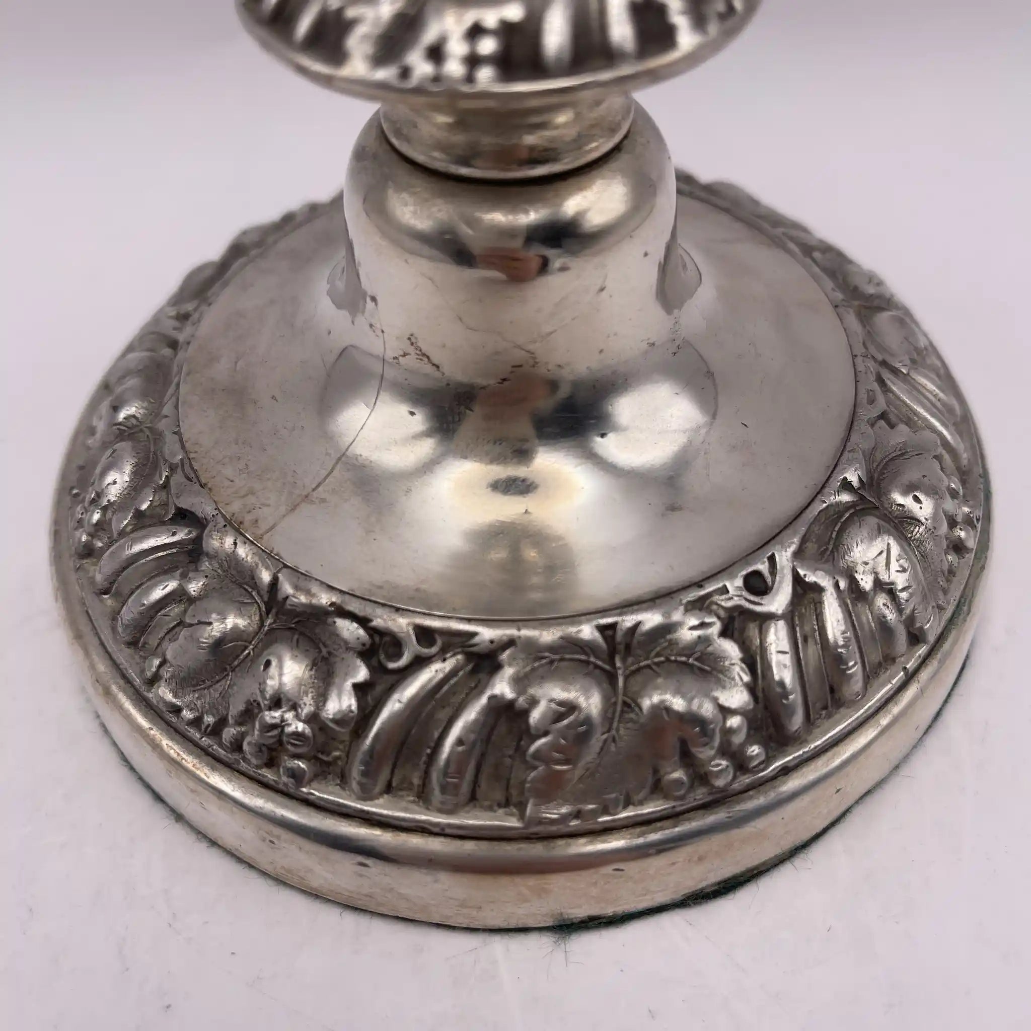 Vintage Candlestick / Silver Plated / England / Gudruning, Neoclassical