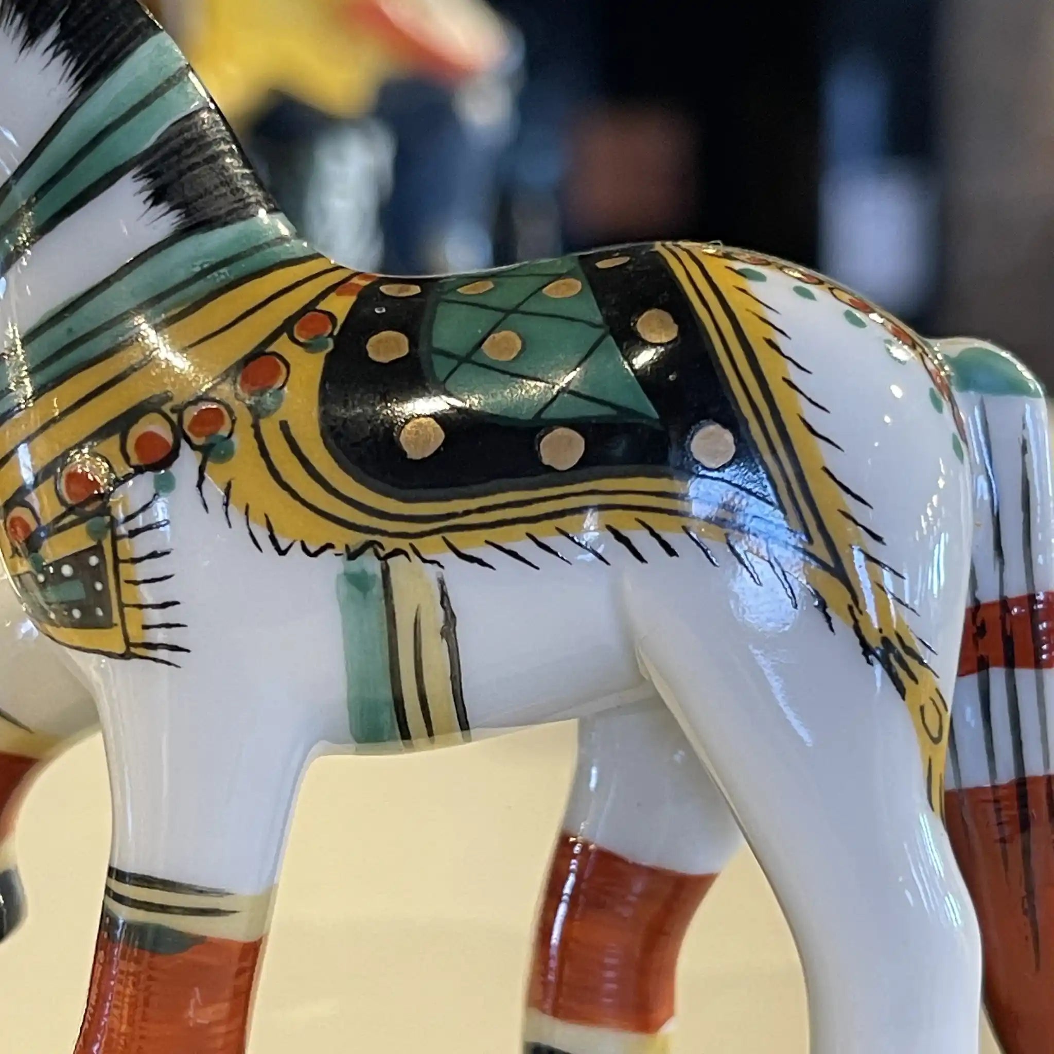 【再利用】马雕塑/格拉斯哥博物馆/瓷器/民间艺术图案,手工艺,室内口音