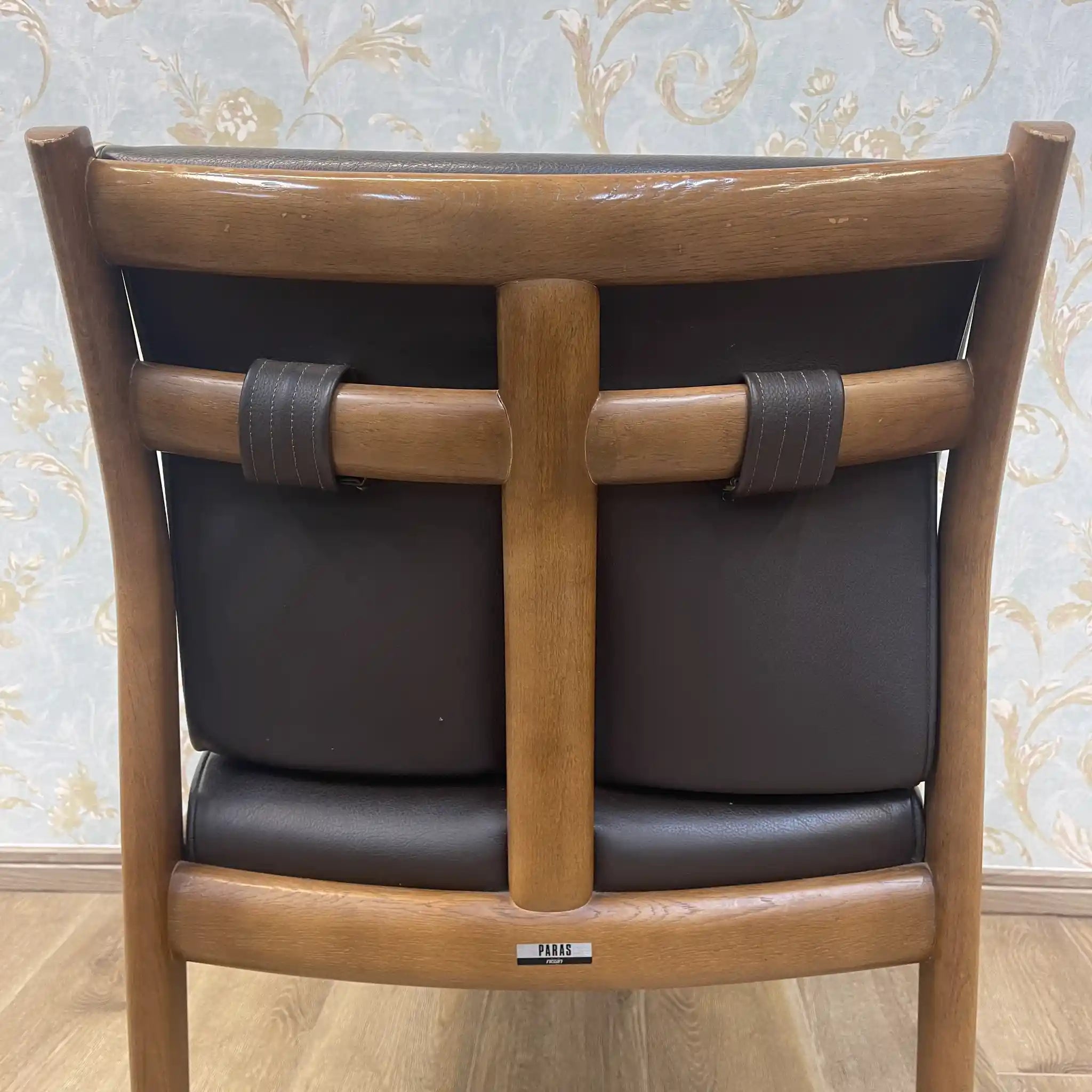 【リユース】 ダイニングセット / 日進木工 / PARAS / 1960年代以降 / オーク / 日本 / 曲木技術,シームレスデザイン,本革仕様