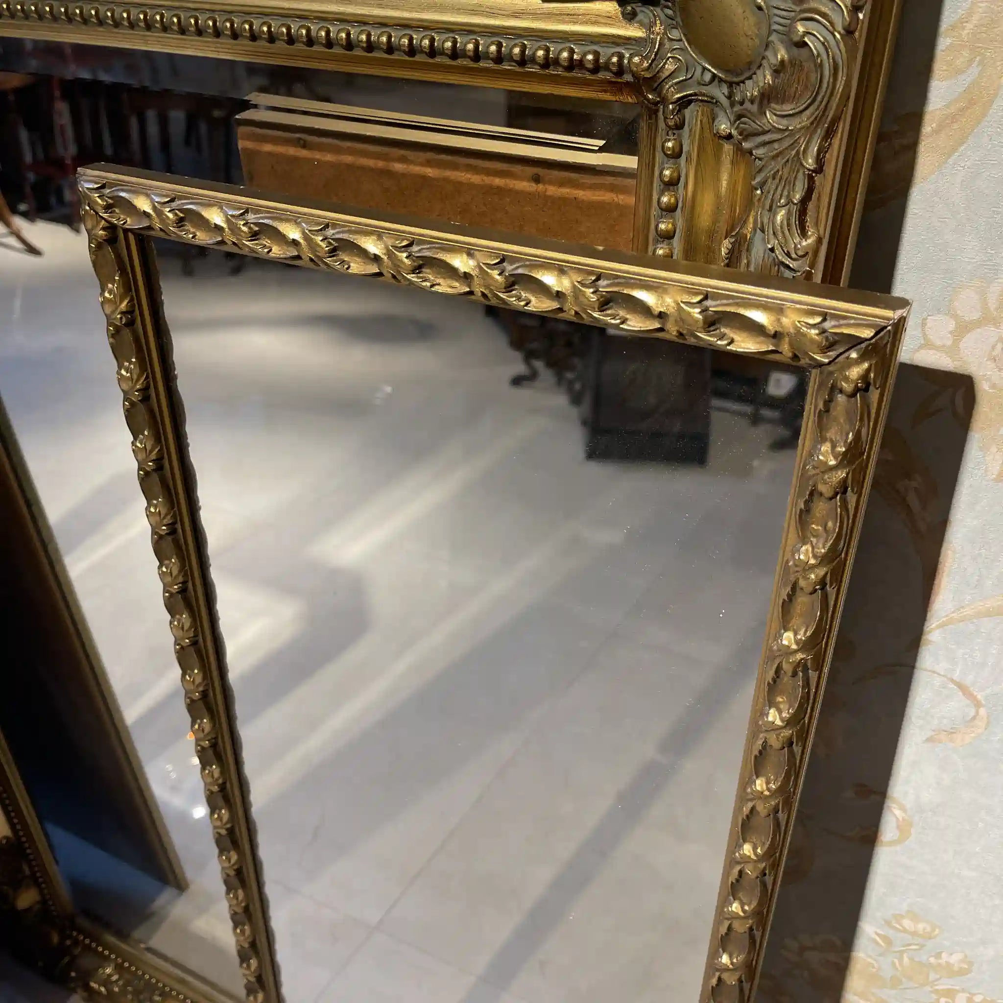 【アンティーク】 ウォールミラー / イギリス直輸入