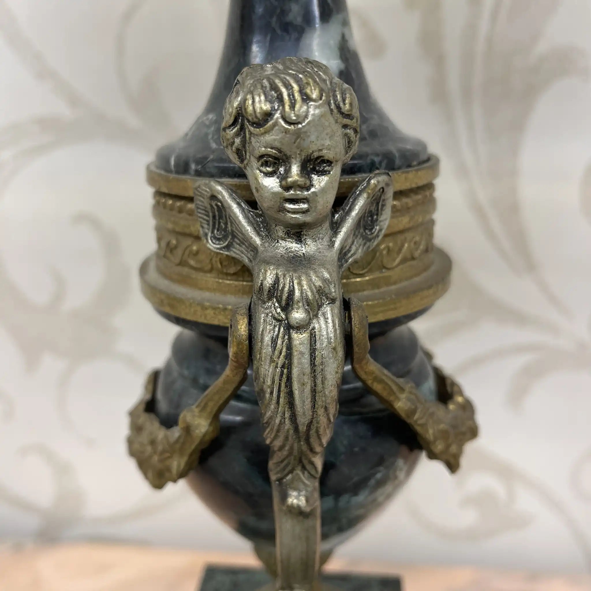 【リユース】 燭台 / Imperial / BREAVENTO,M7087-B77 / 真鍮 / バロック様式,ライオンフィート,バイカラーフィニッシュ