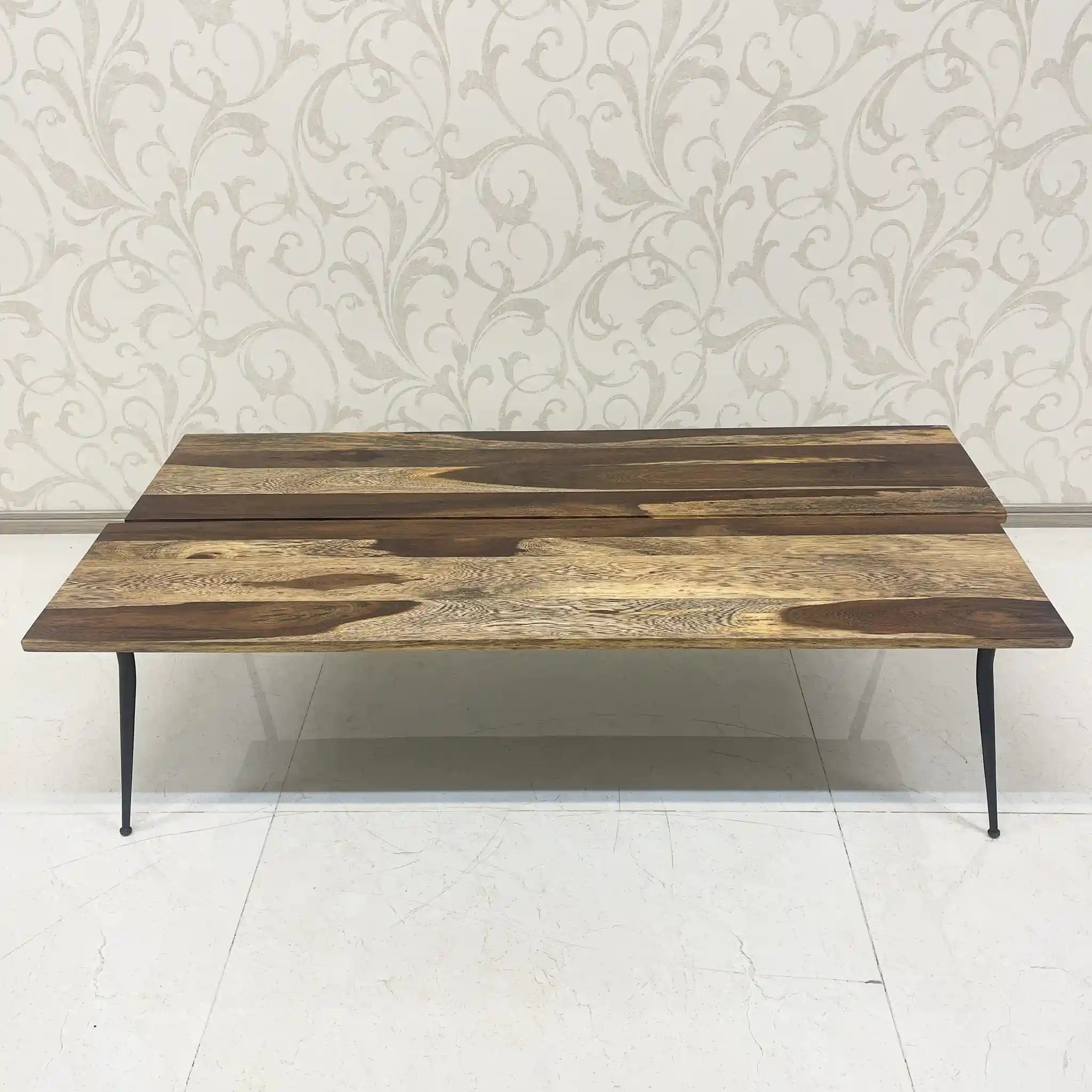 【リユース】 センターテーブル / 野中企画 / AMANDE / 天然木 / テーパードレッグ