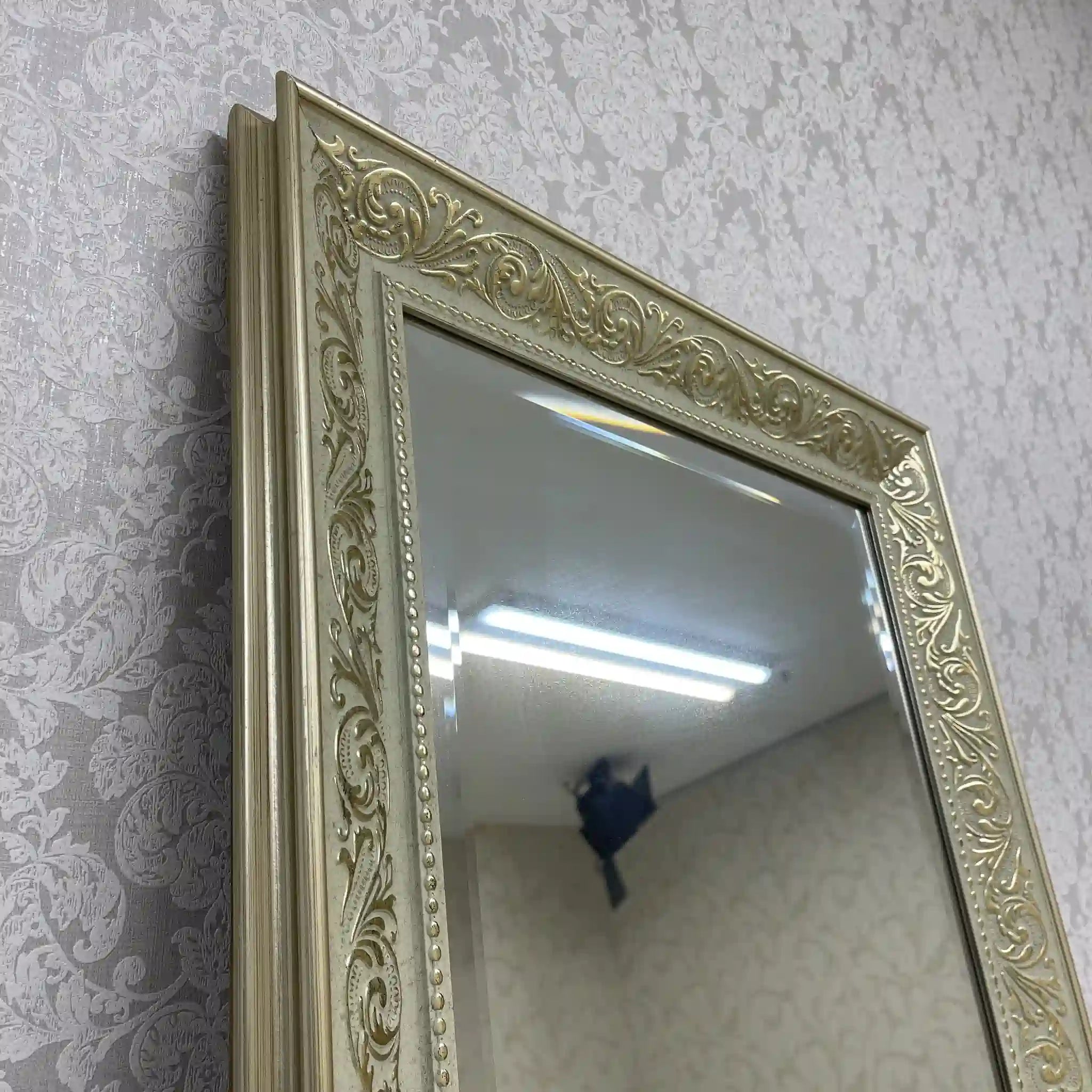 【リユース】 アンティーク調ミラー