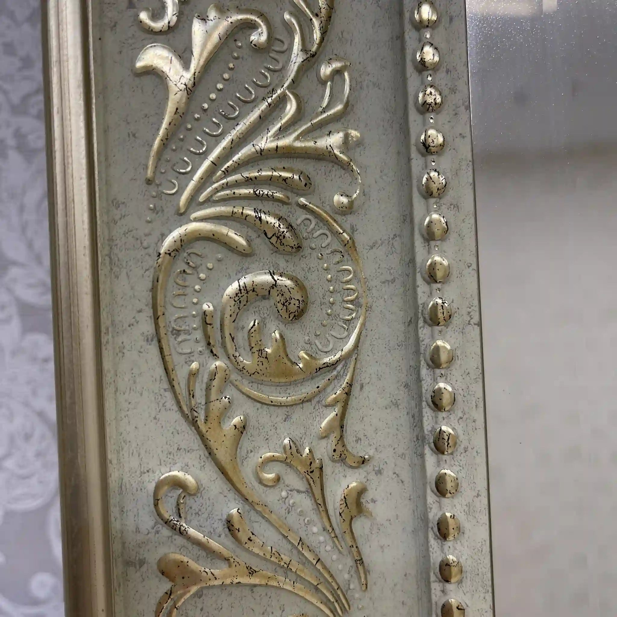 【リユース】 アンティーク調ミラー