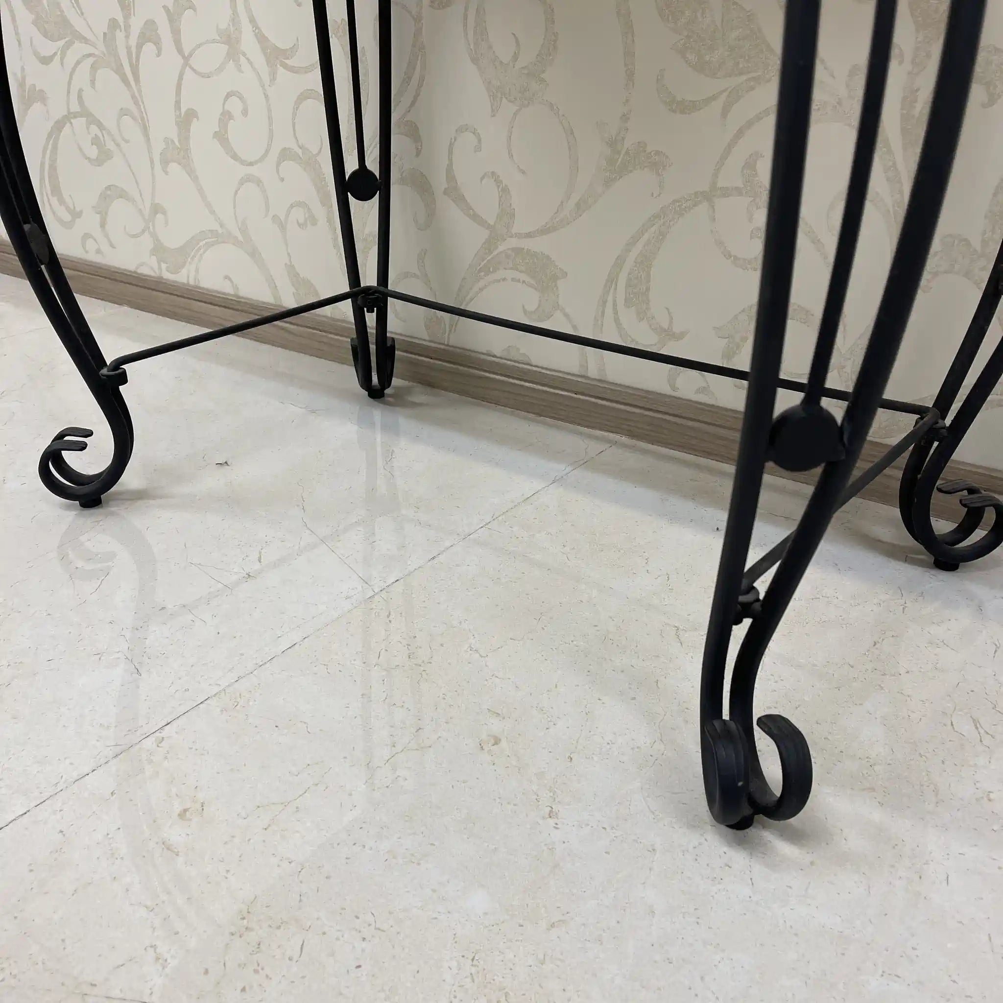 【リユース】 ヨーロッパ調 ロートアイアン ドレッサー / アイアン / 猫脚