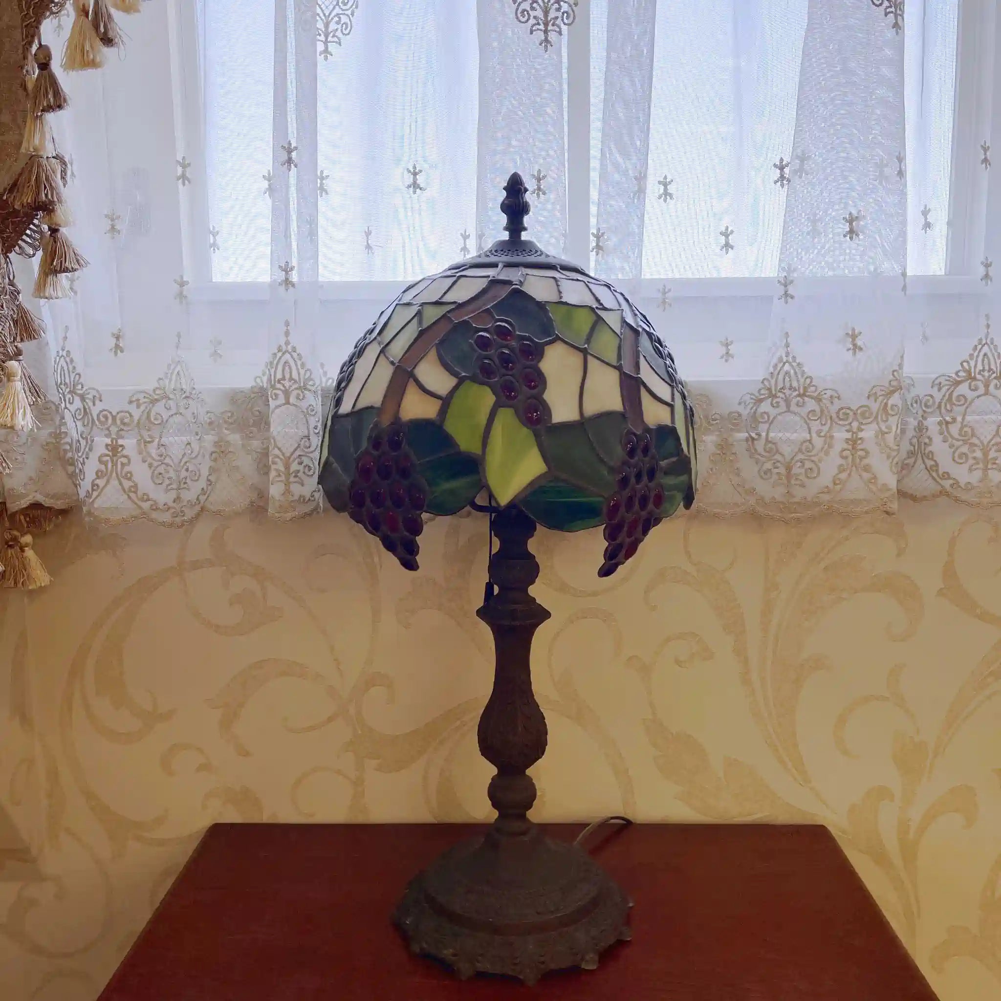 Vintage Table Lamp / 1990s (estimated) / Glass / Japan