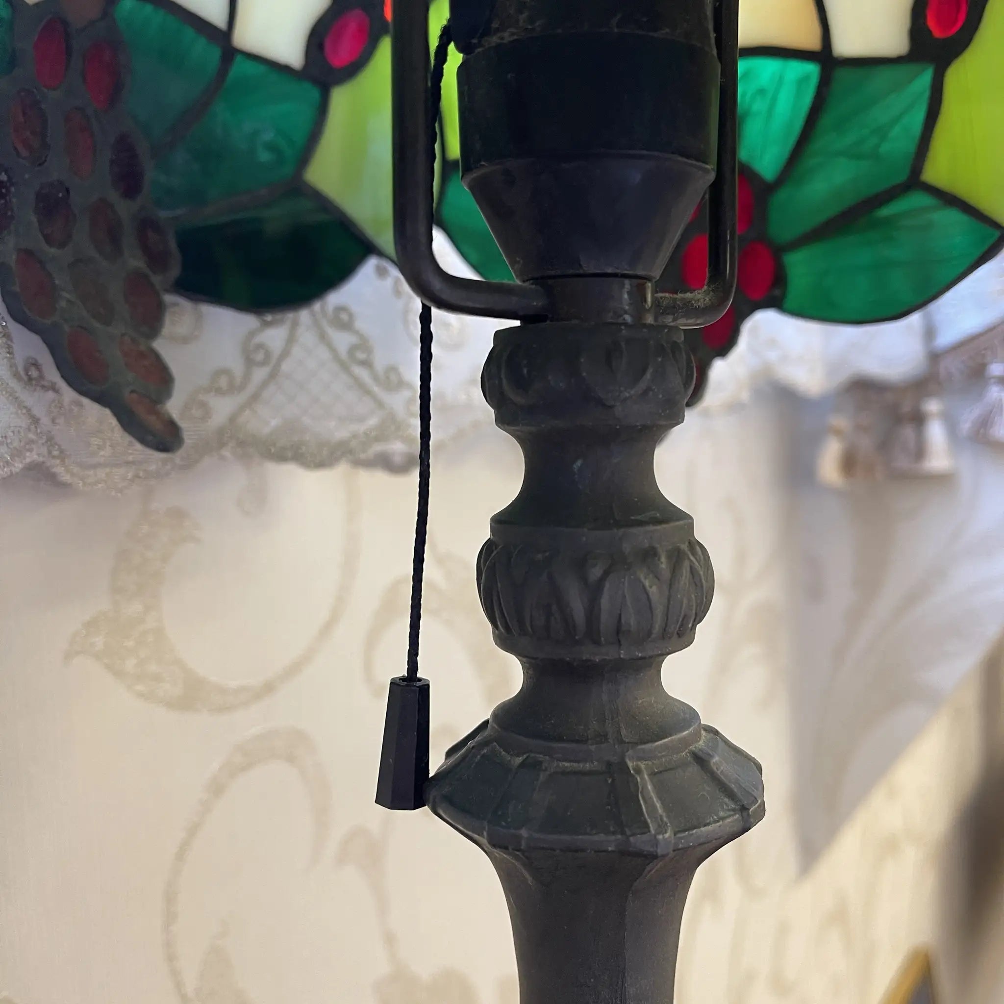 Vintage Table Lamp / 1990s (estimated) / Glass / Japan