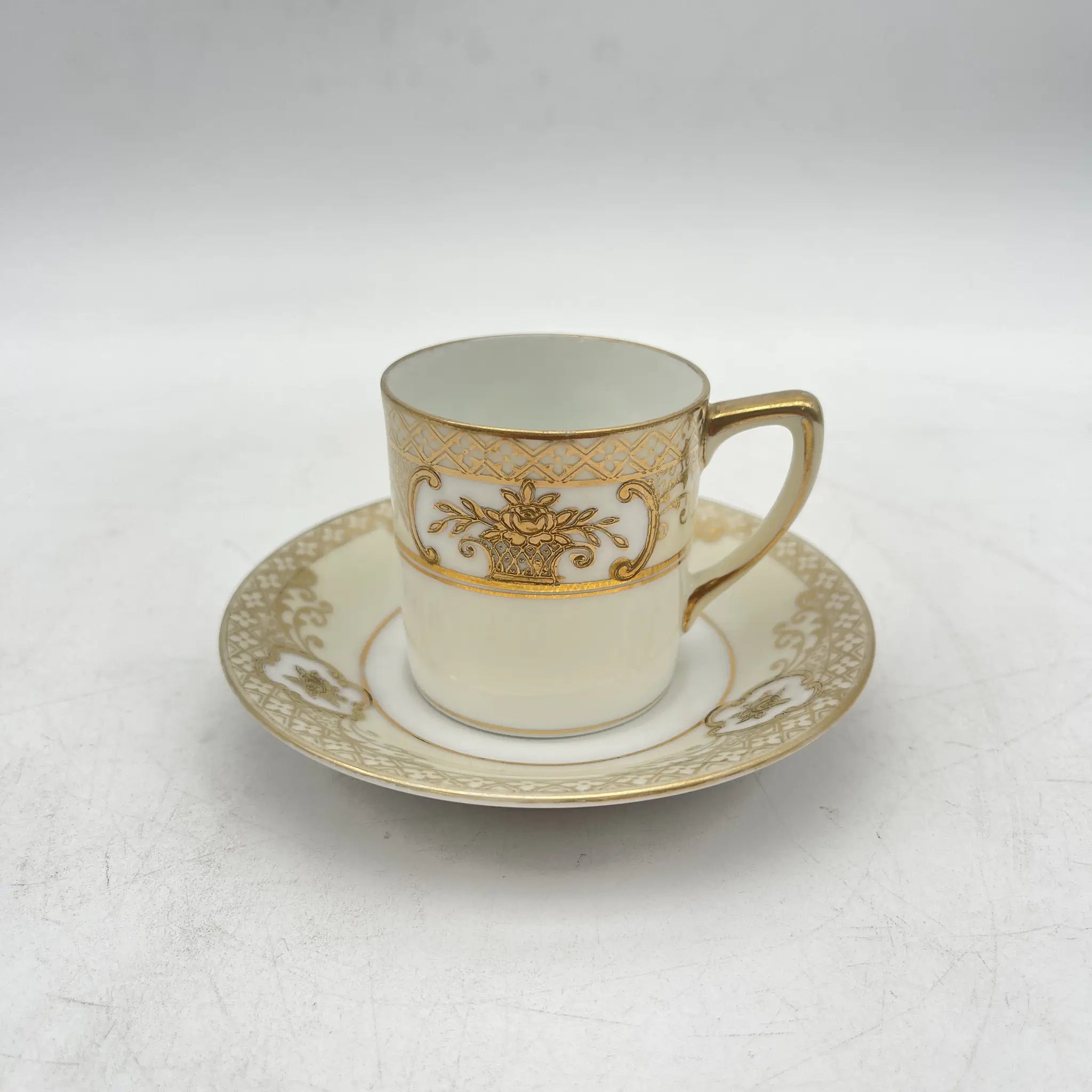 【复古】黛咪塔杯&茶托2p