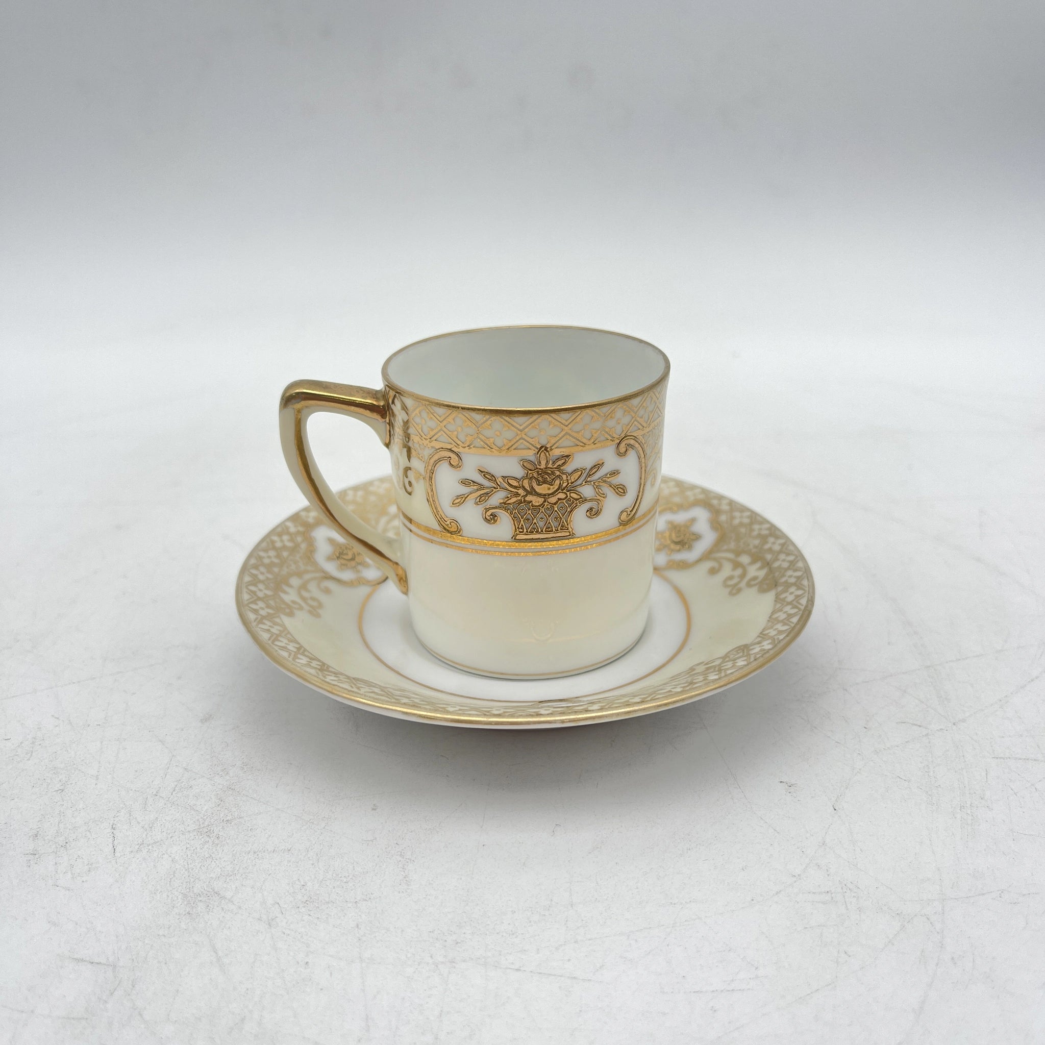 【复古】黛咪塔杯&茶托2p