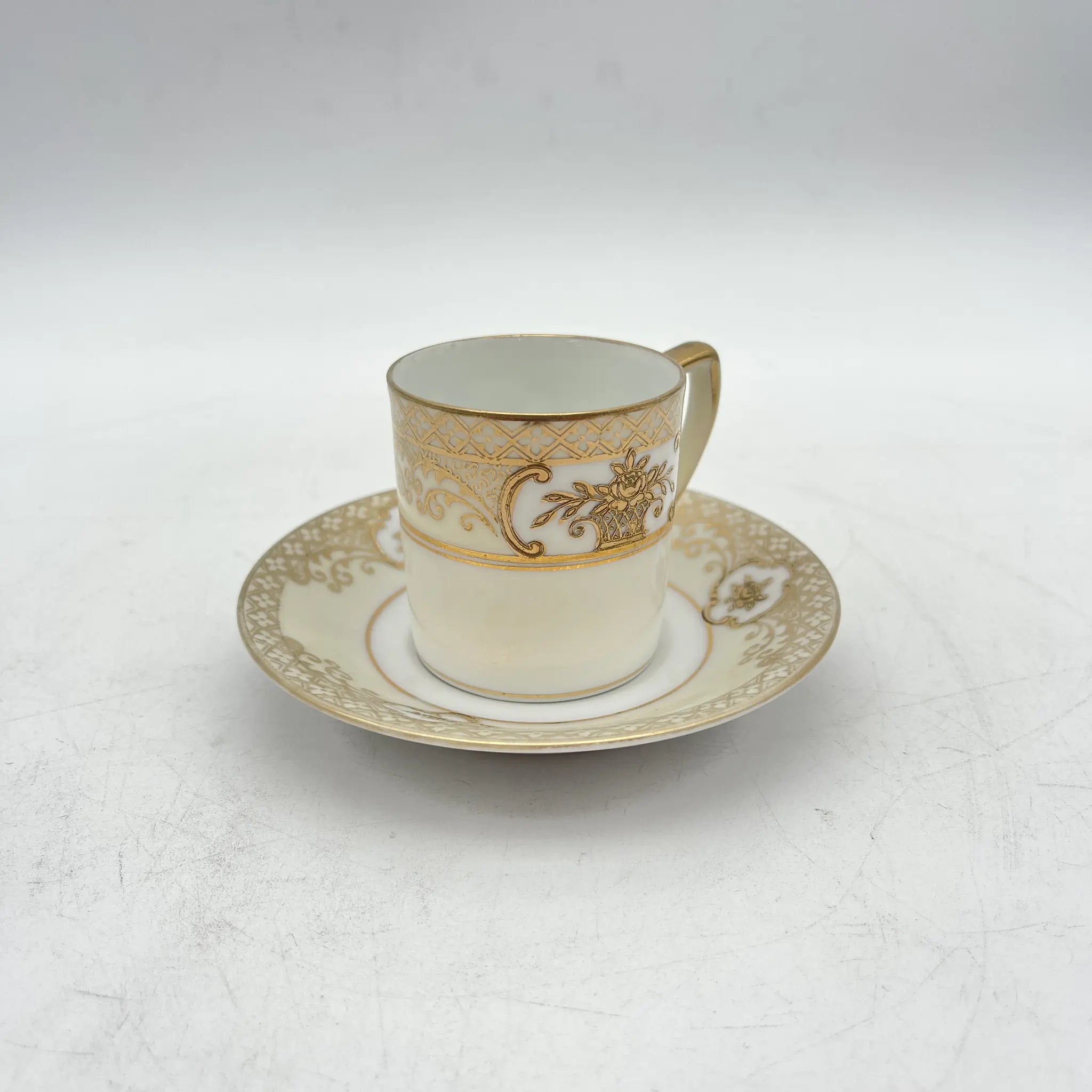 【复古】黛咪塔杯&茶托2p