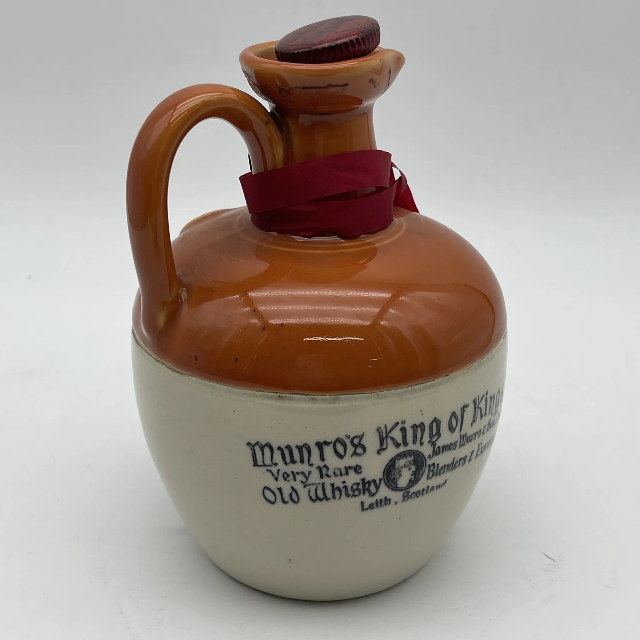 【复古】陶瓷瓶/ James Munro & Sons / King of Kings / 1970年代(推测)/陶器/英国/ 苏格兰威士忌酒瓶