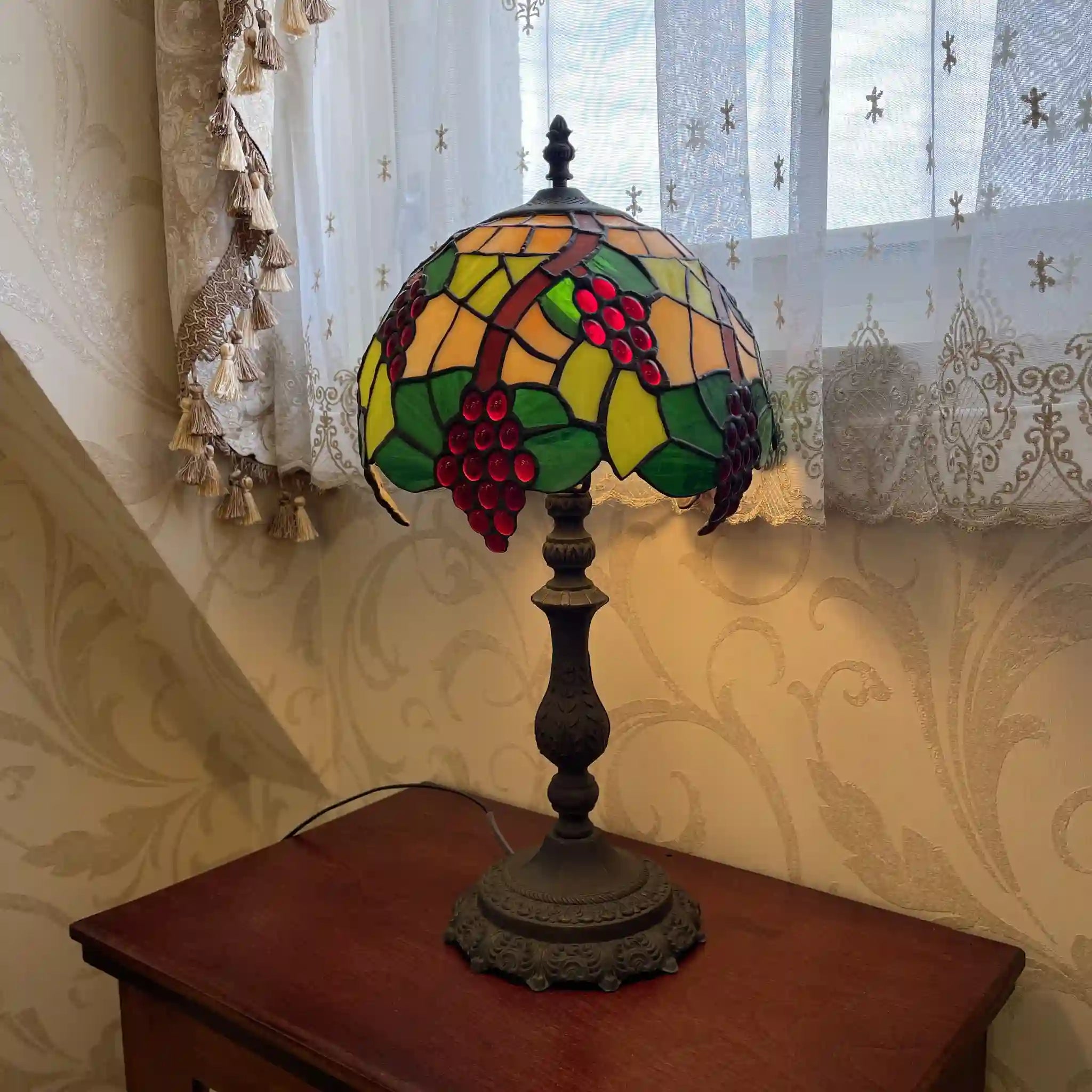 Vintage Table Lamp / 1990s (estimated) / Glass / Japan