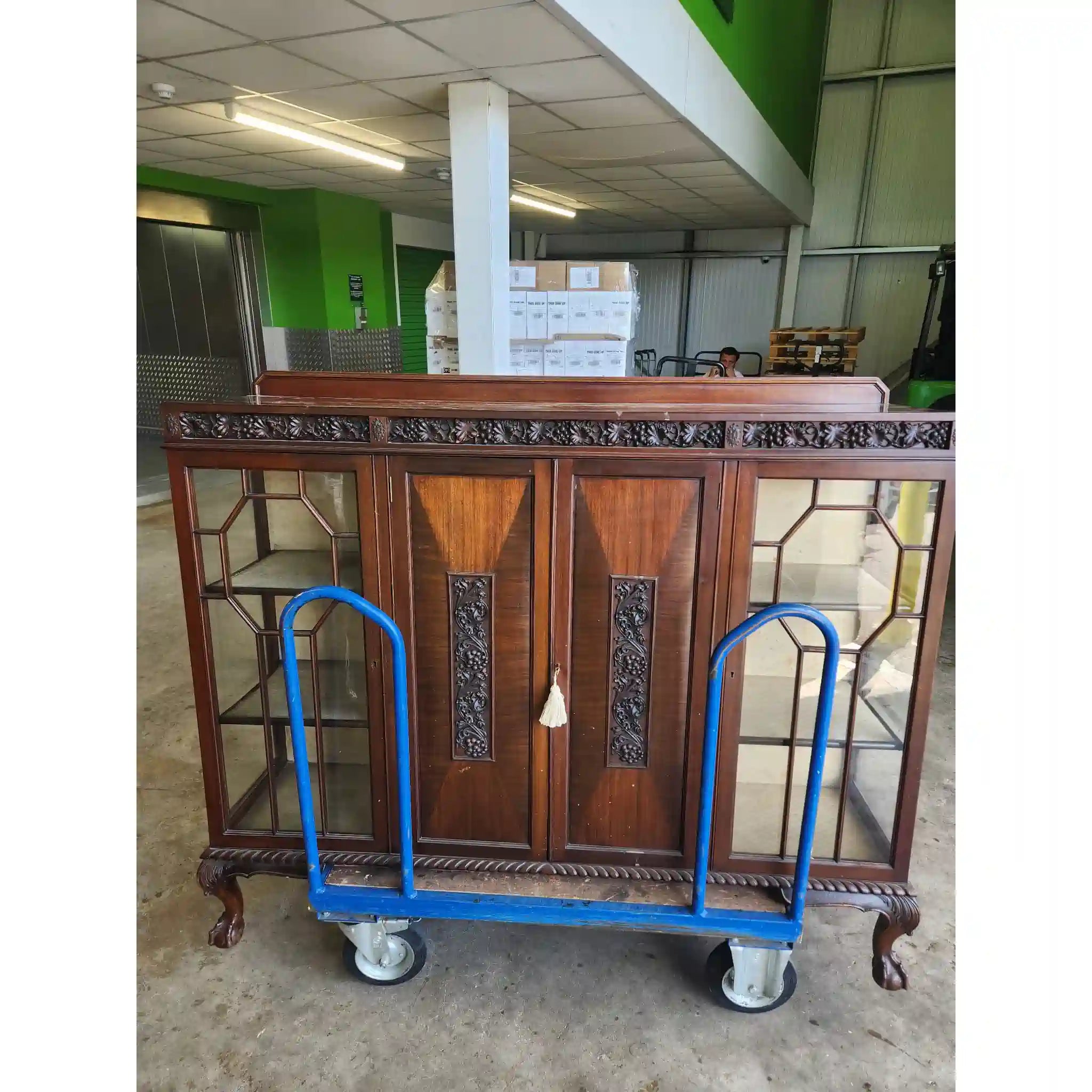 【アンティーク】 ディスプレイキャビネット / 19世紀後半から20世紀初頭 / イギリス