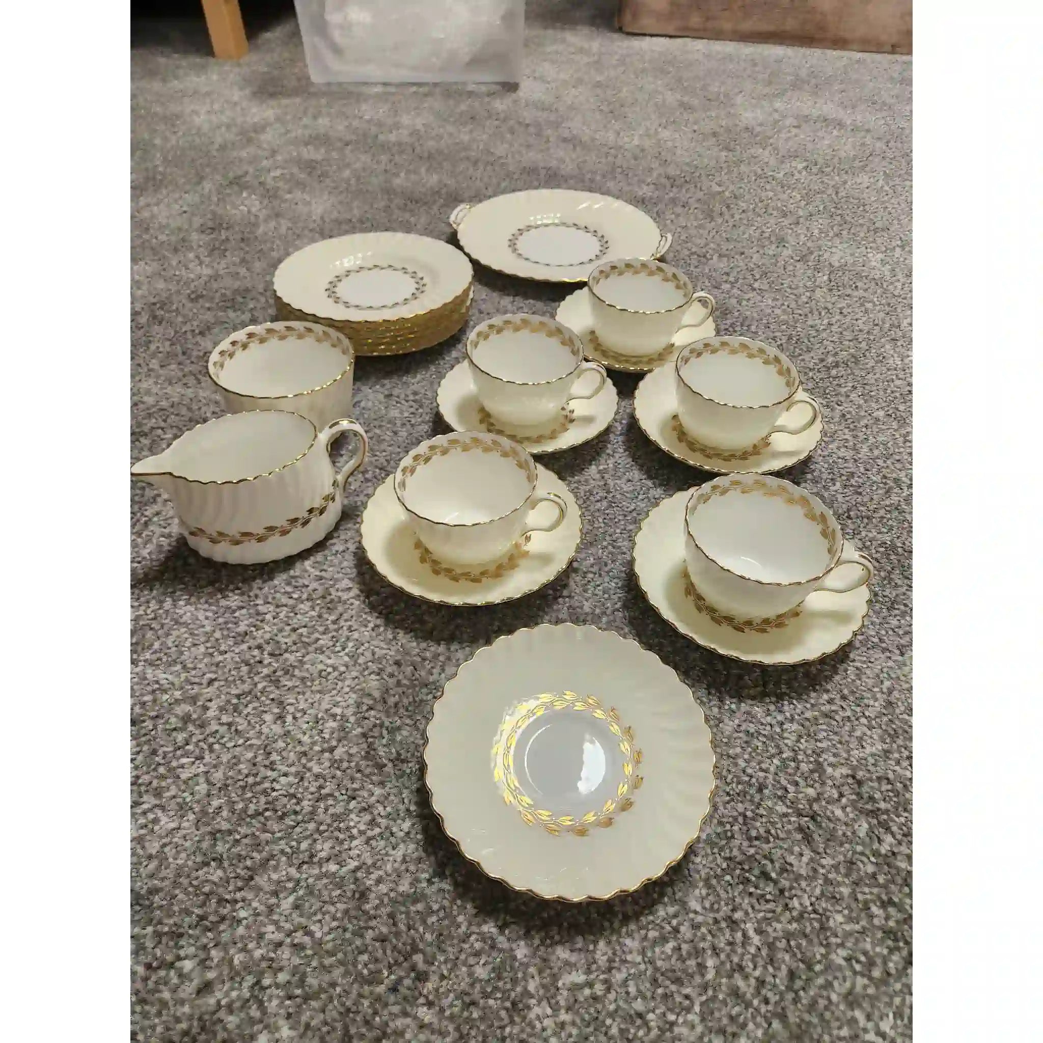 【ビンテージ】 ティーセット / Minton(ミントン) / 20世紀中頃 / イギリス / 月桂樹