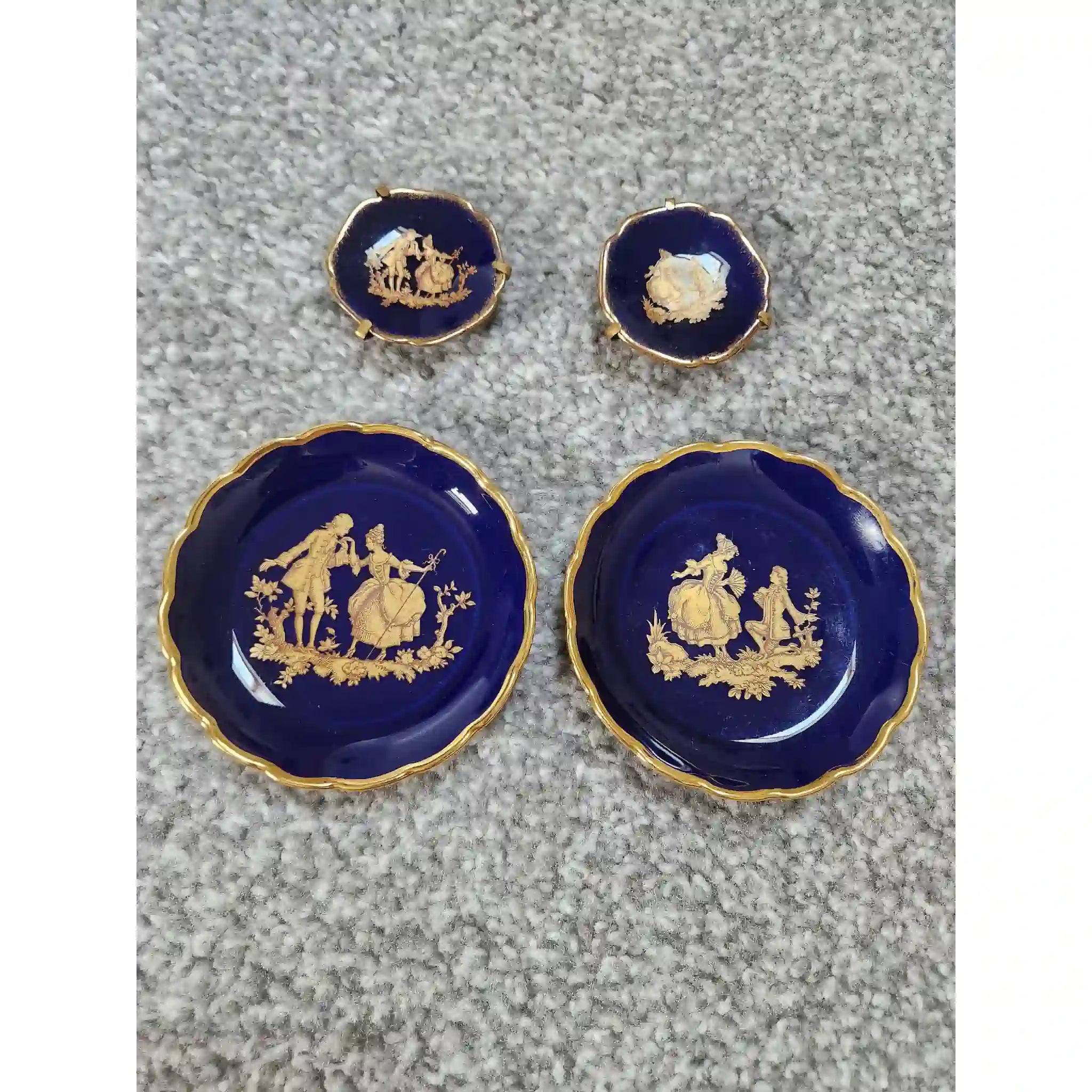 【ビンテージ】 小型装飾皿 / P. Pastaud / イギリス / リモージュ製