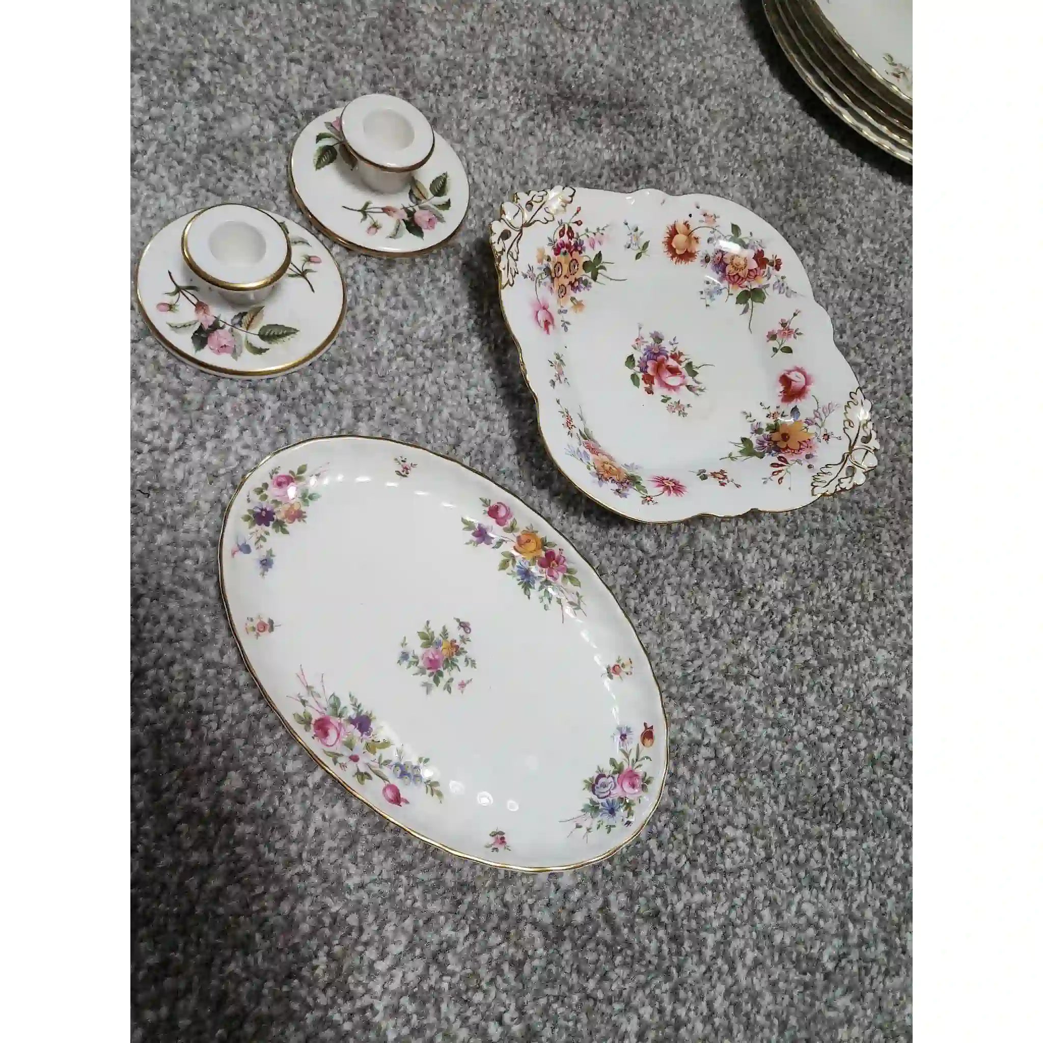 【】 装飾皿とキャンドルホルダー