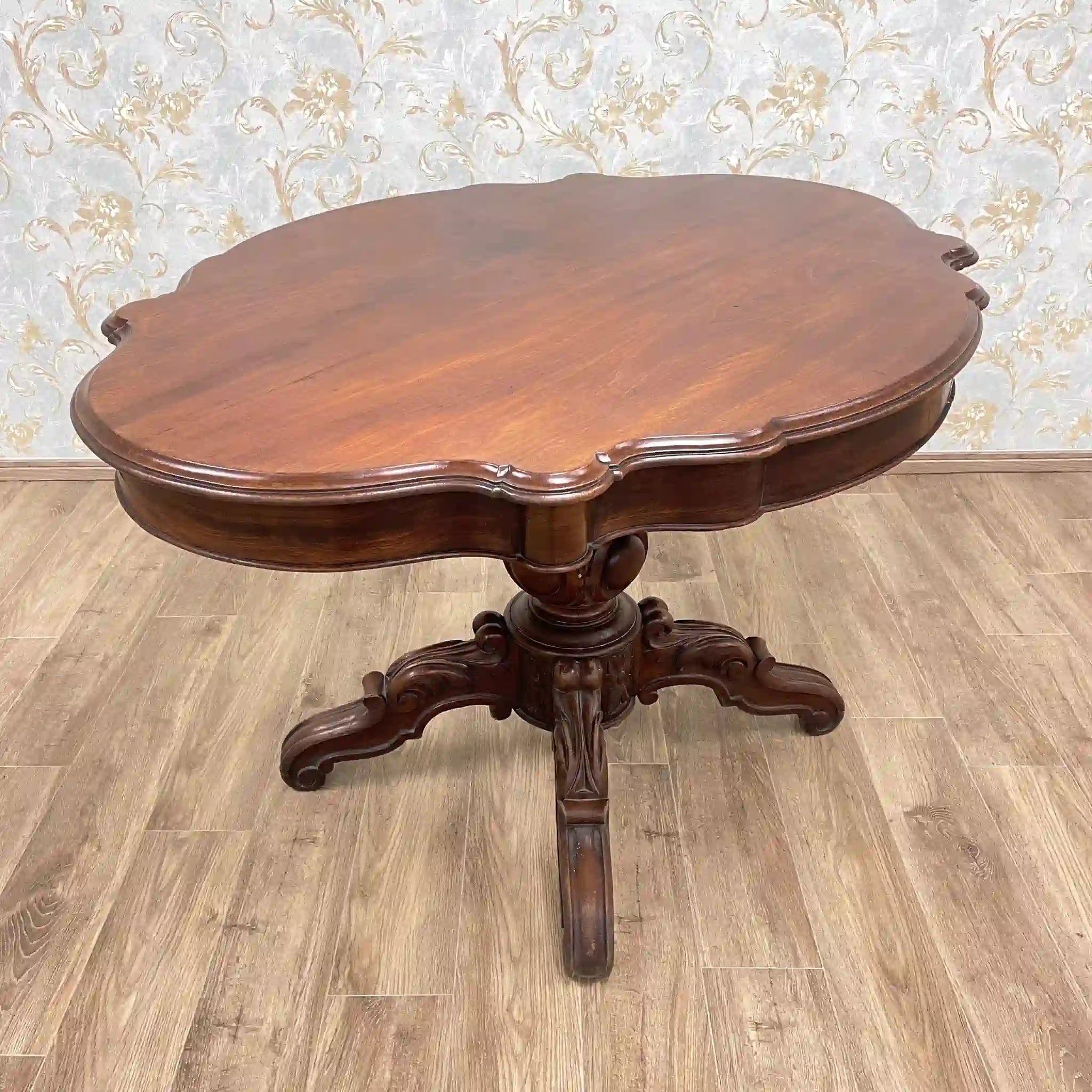 [Vintage] Dining table / mid-20th century (estimated) / Beech wood / England