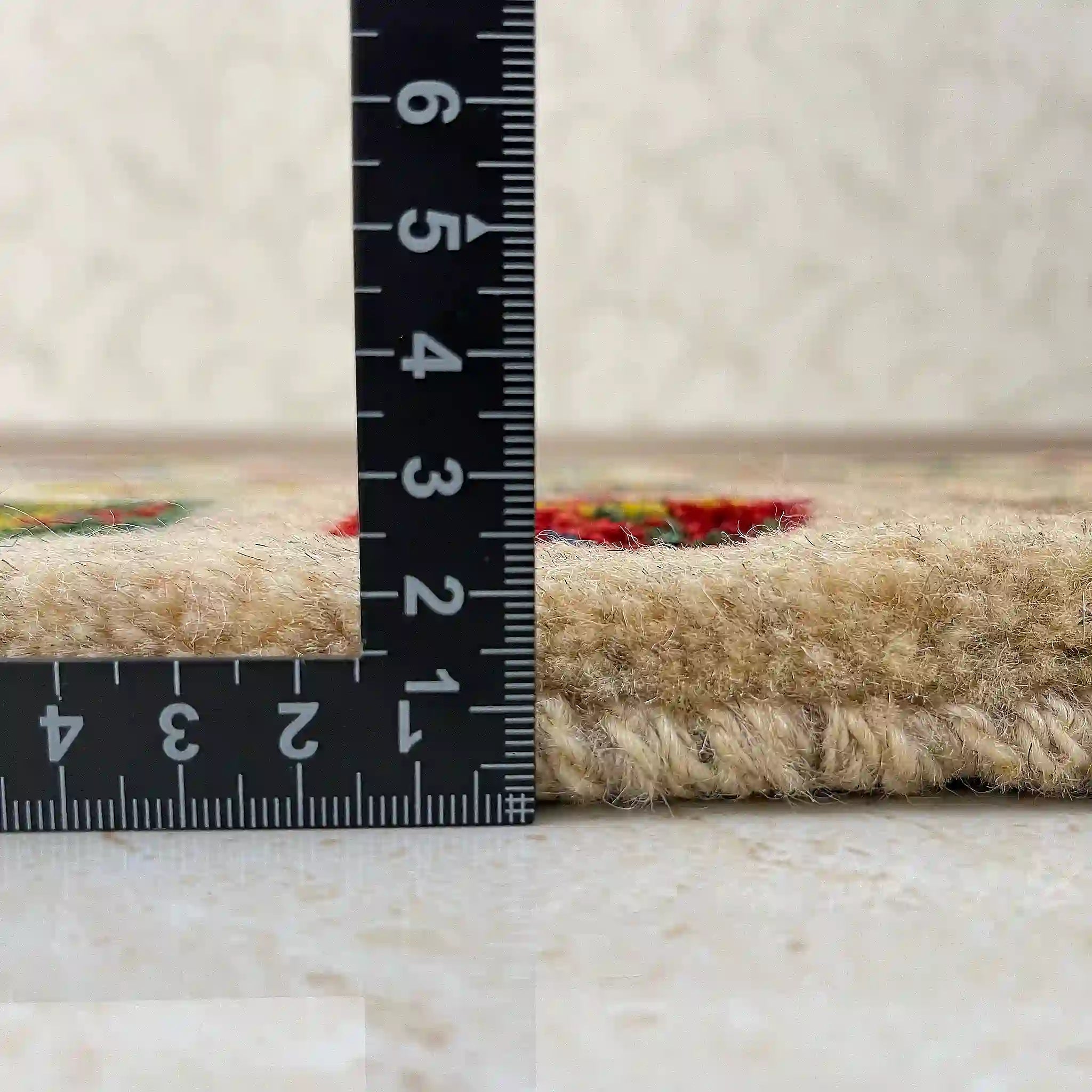 【絨毯/ラグ/ペルシャ絨毯】 ギャッベ 56×44 / ギャッベ / ウール / イラン / 手織り / 草木染め