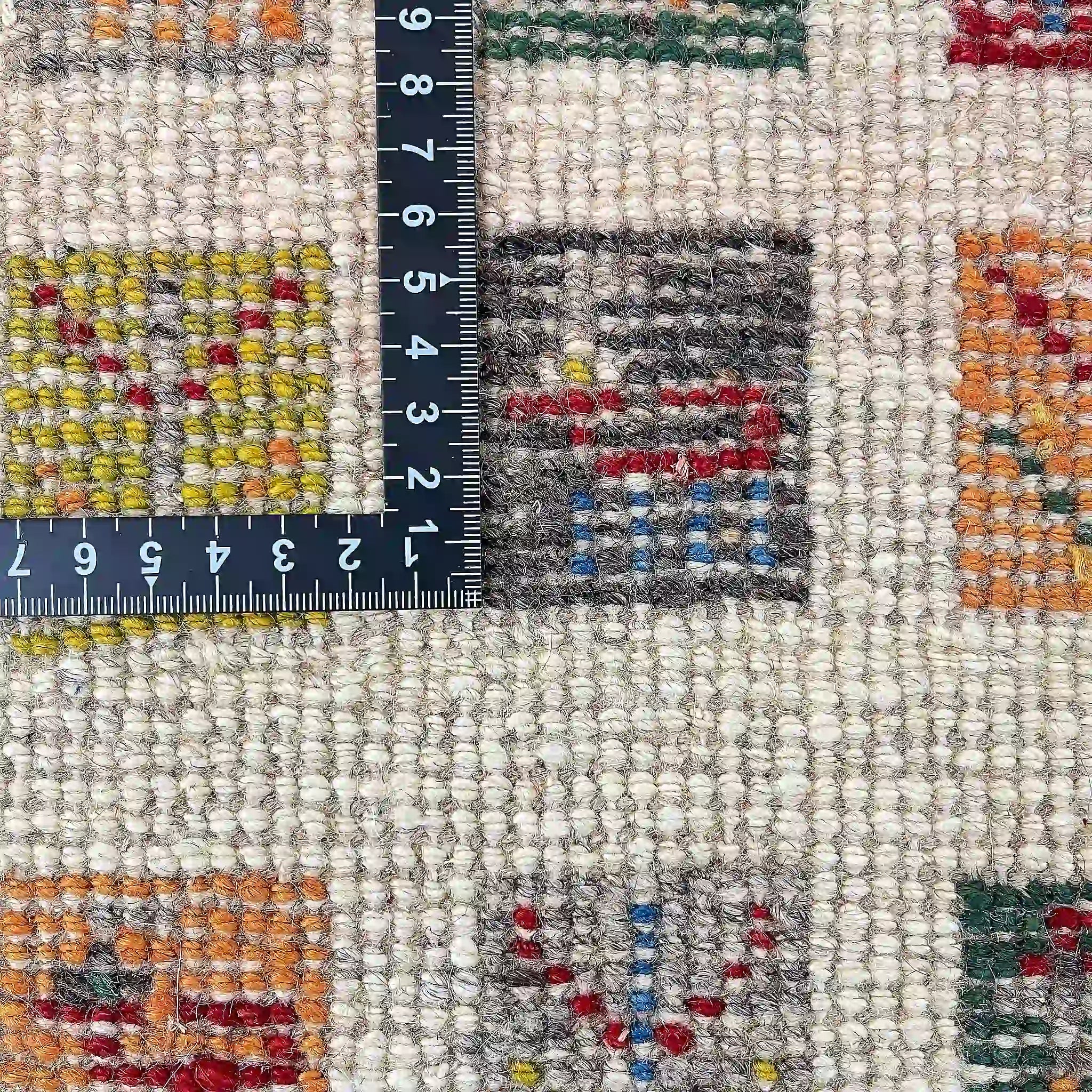 【絨毯/ラグ/ペルシャ絨毯】 ギャッベ 60×40 シラーズ産 ウール 手織り　草木染め