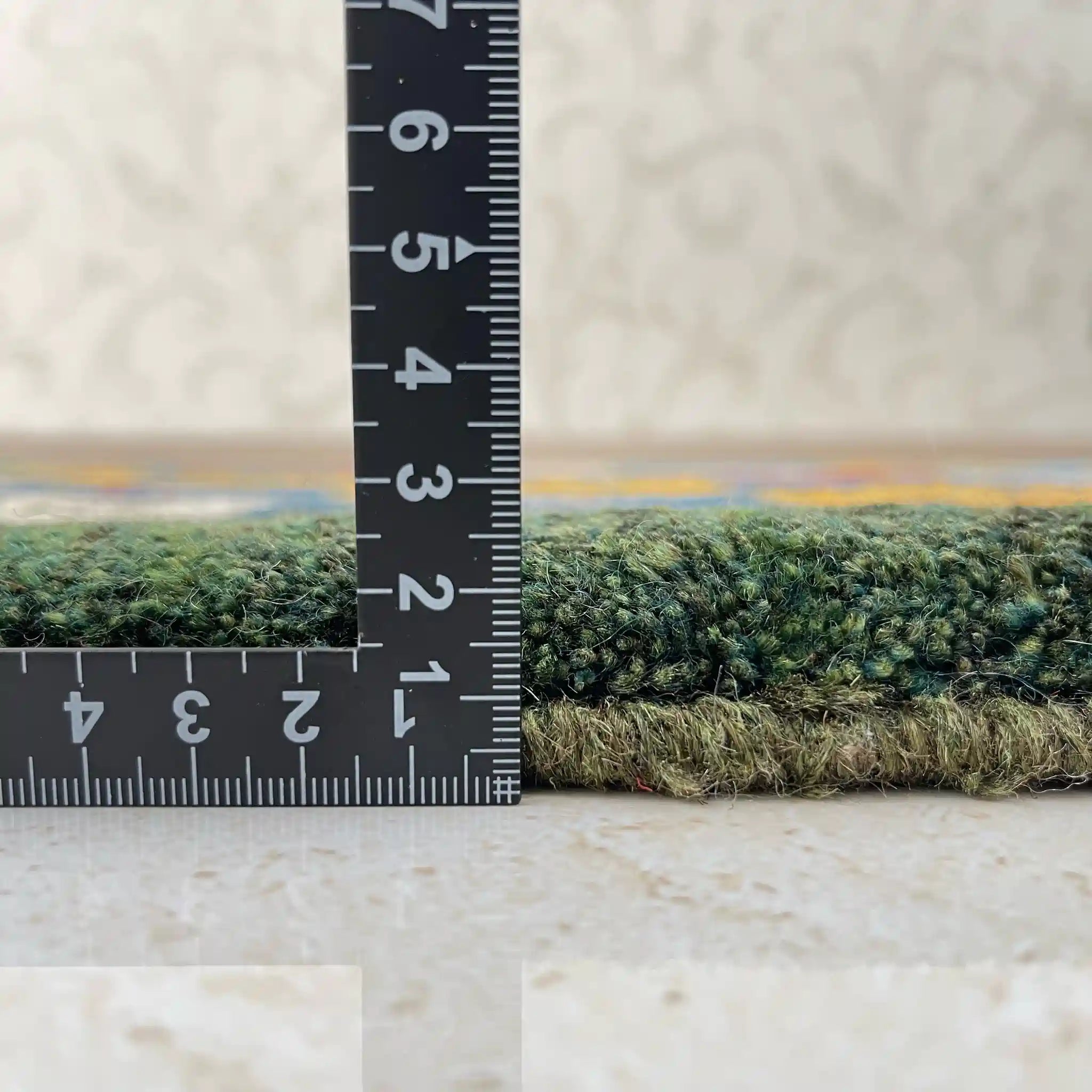 【絨毯/ラグ/ペルシャ絨毯】 ギャッベ 77×53 シラーズ産 ウール　手織り　草木染め　