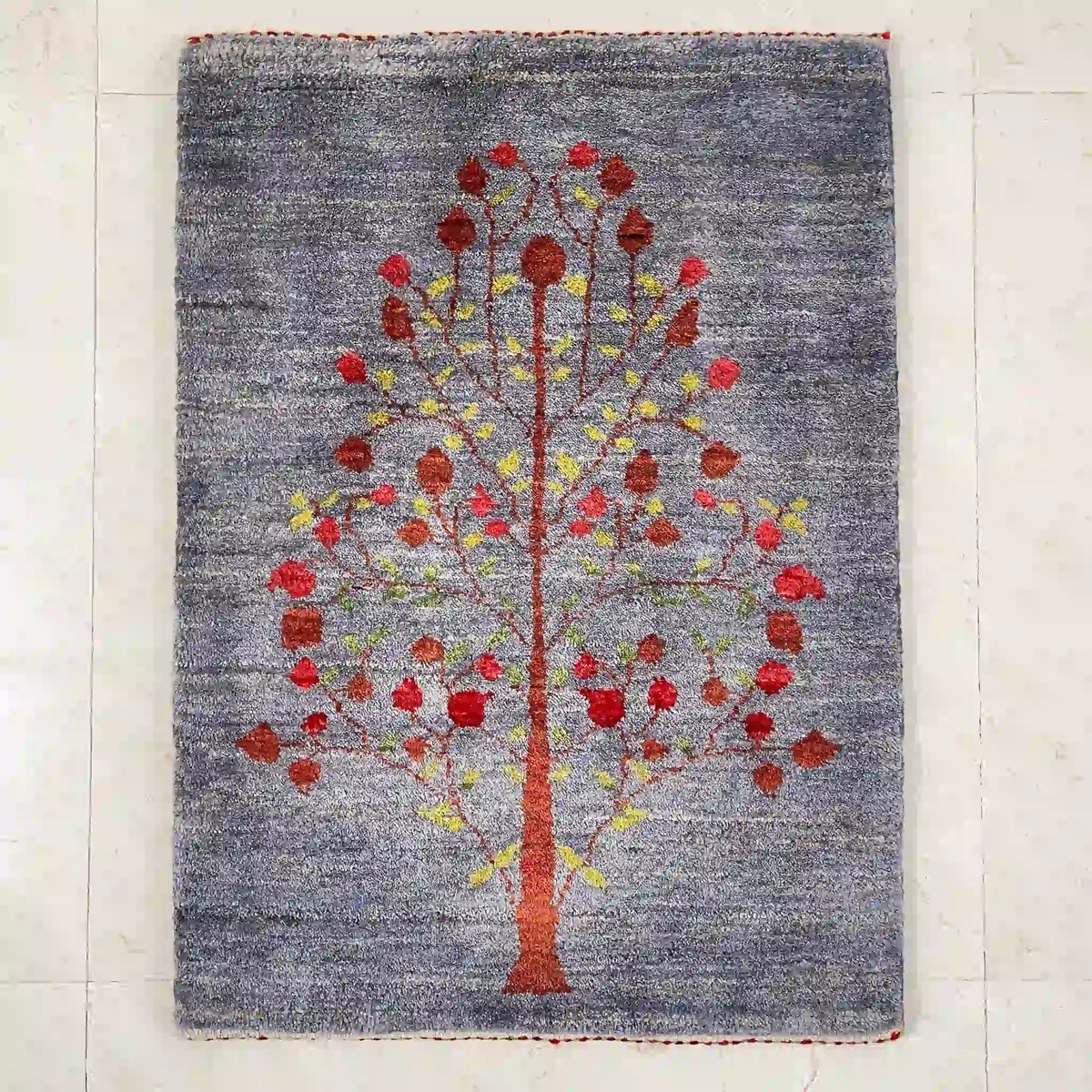 Gabbeh 90cm x 65cm / Wool / Iran / Hand-woven / Plant-dyed