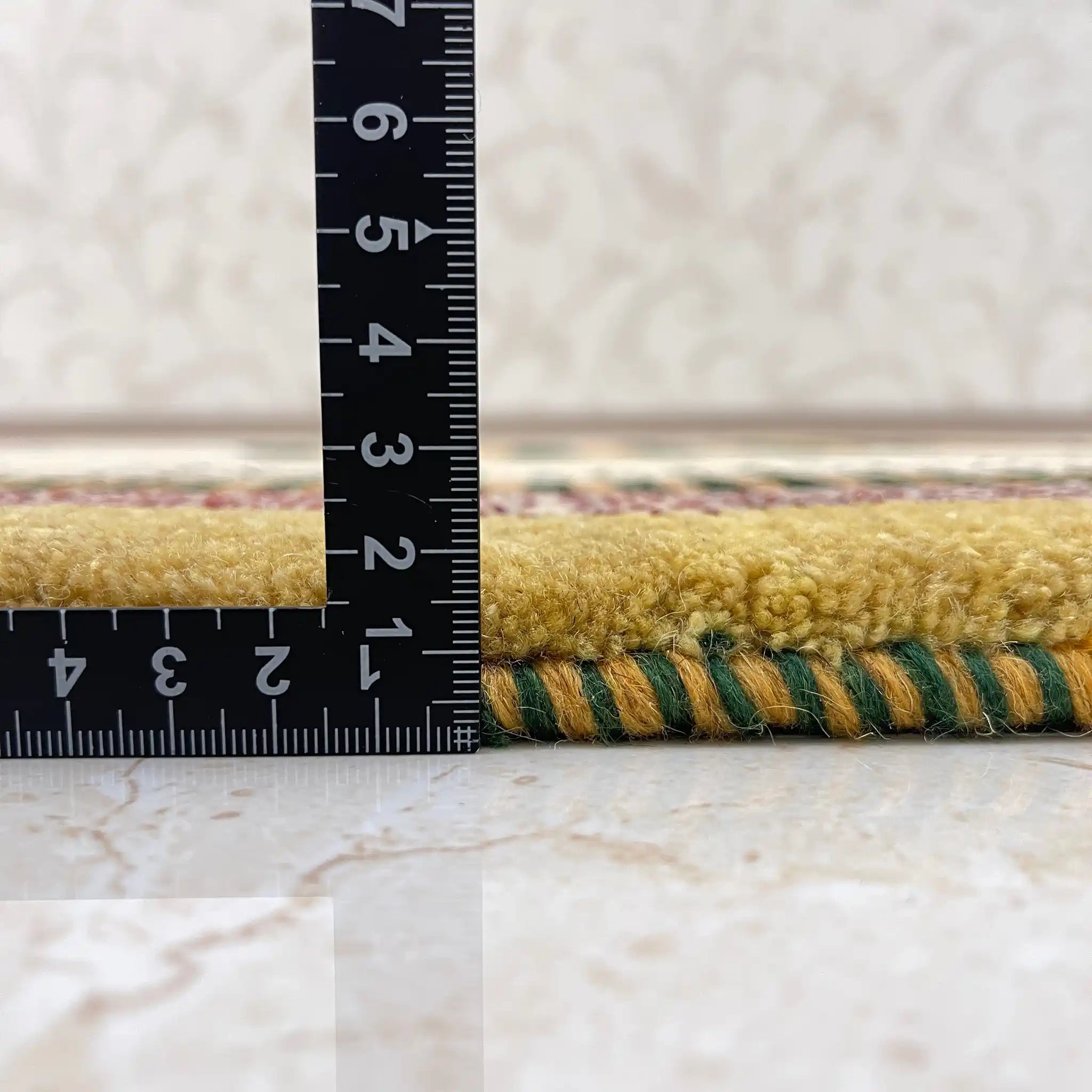 【絨毯/ラグ/ペルシャ絨毯】 ギャッベ 112×80 シラーズ産 ウール  ペルシャ 手織り/ 草木染め
