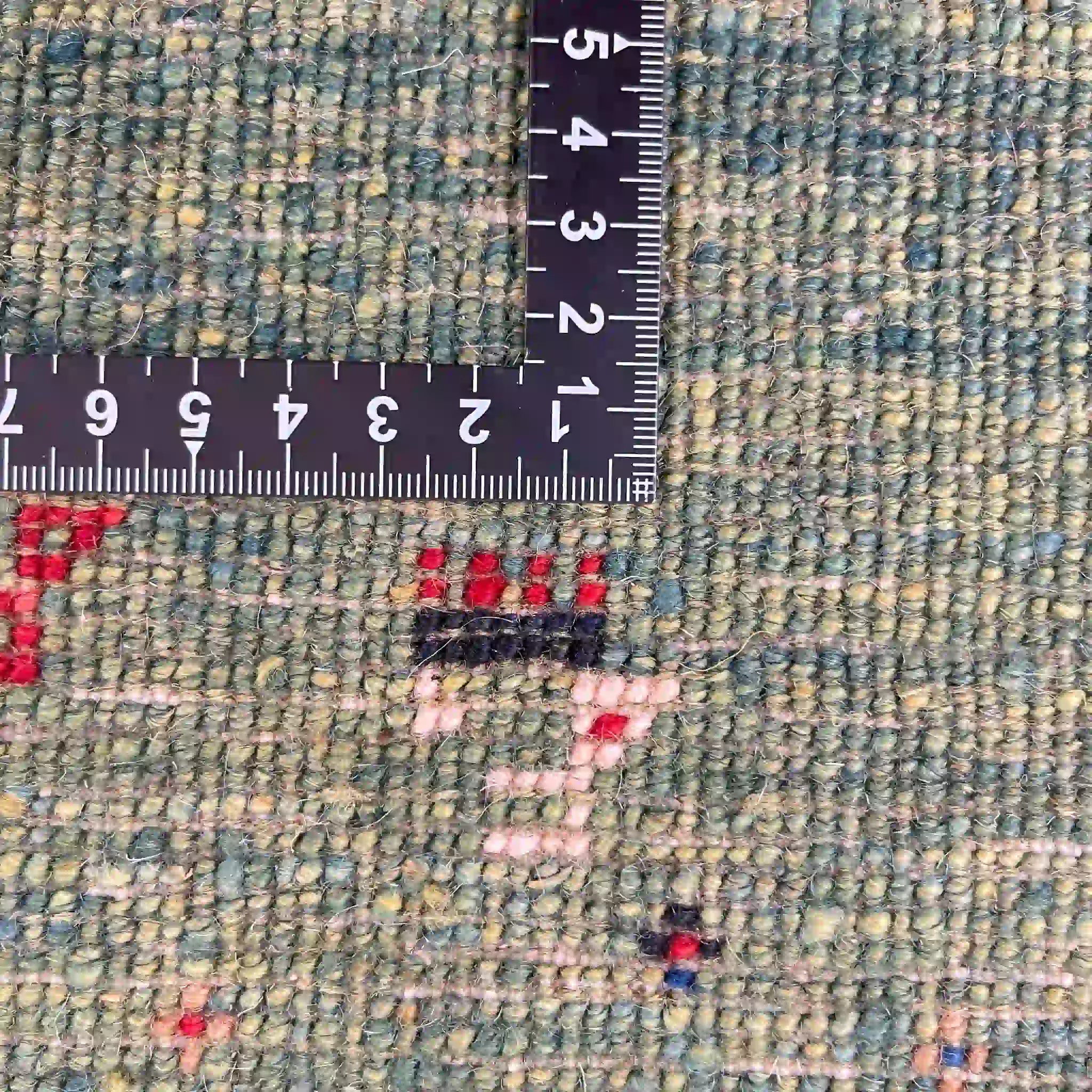 【絨毯/ラグ/ペルシャ絨毯】 ギャッベ 110×75 シラーズ産 ウール ペルシャ 手織り /草木染め