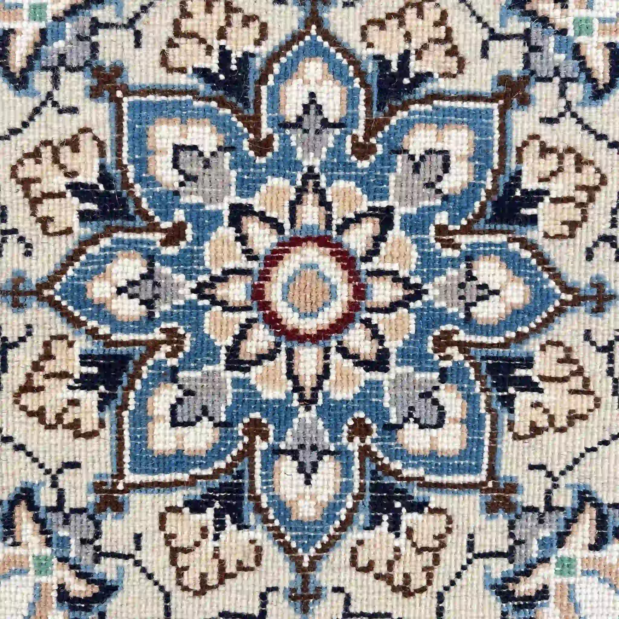 【絨毯/ラグ/ペルシャ絨毯】 ギャッベ 45×45　ナイン産 / ウールイラン / 手織り / 草木染め