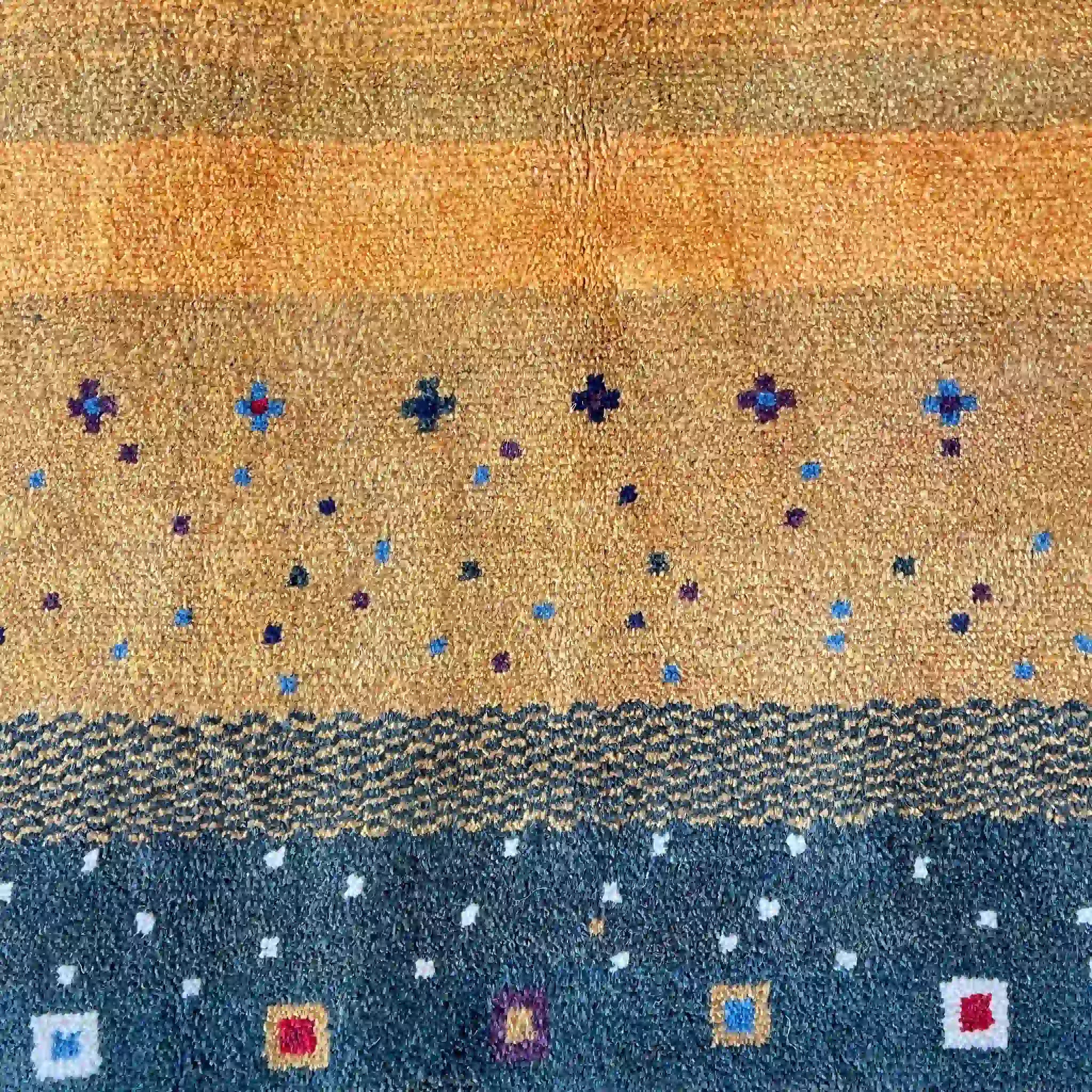 【絨毯/ラグ/ペルシャ絨毯】 ギャッベ 180×122 シラーズ産 手織り/草木染め