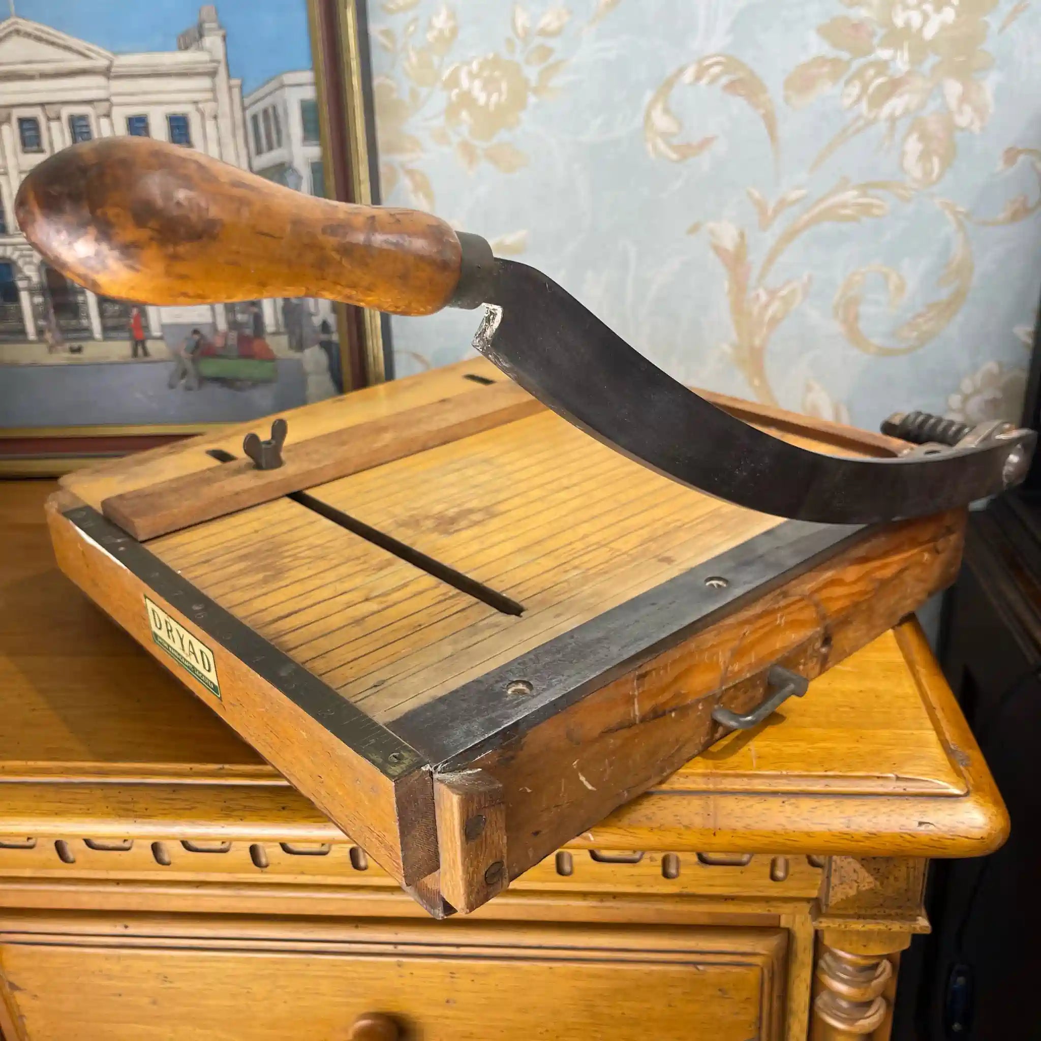 [Vintage] Vintage office guillotine / Dryad / mid-20th century
