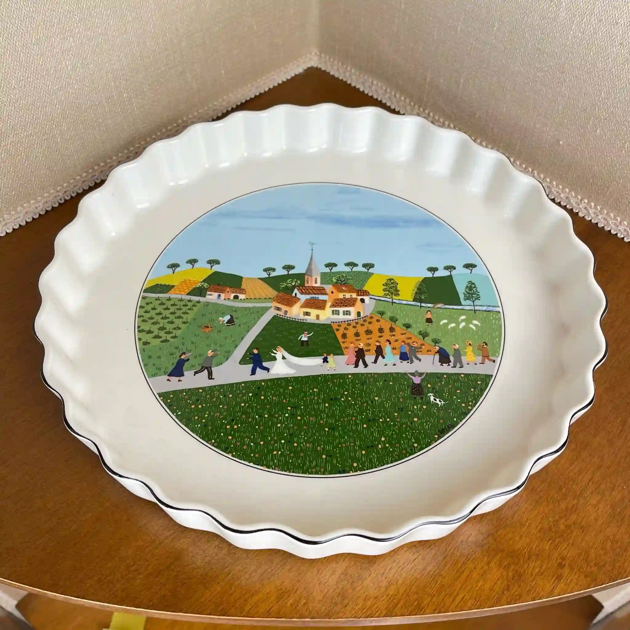 【リユース】 パイ皿　Villeroy & Boch(ビレロイ＆ボッホ) / フランス /