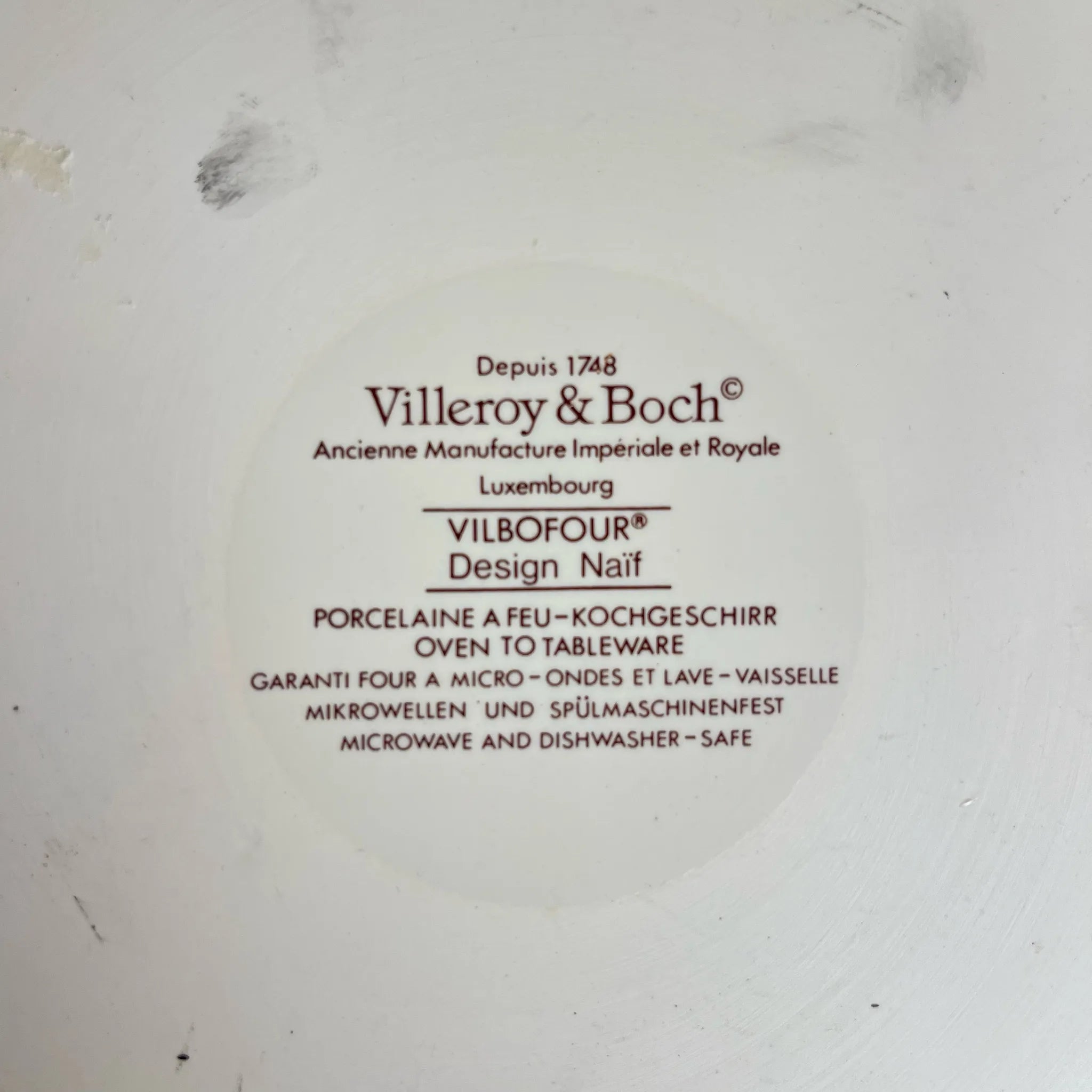 【リユース】 パイ皿　Villeroy & Boch(ビレロイ＆ボッホ) / フランス /