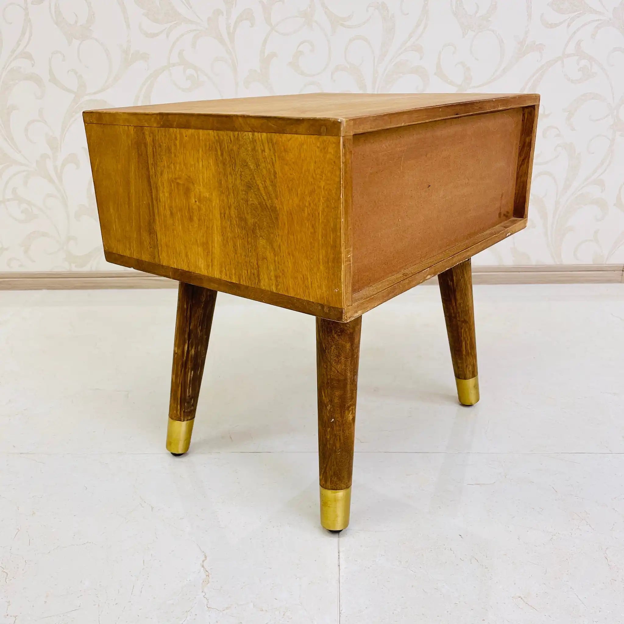 [Reused] Bedside Table / Mango Wood, UK 