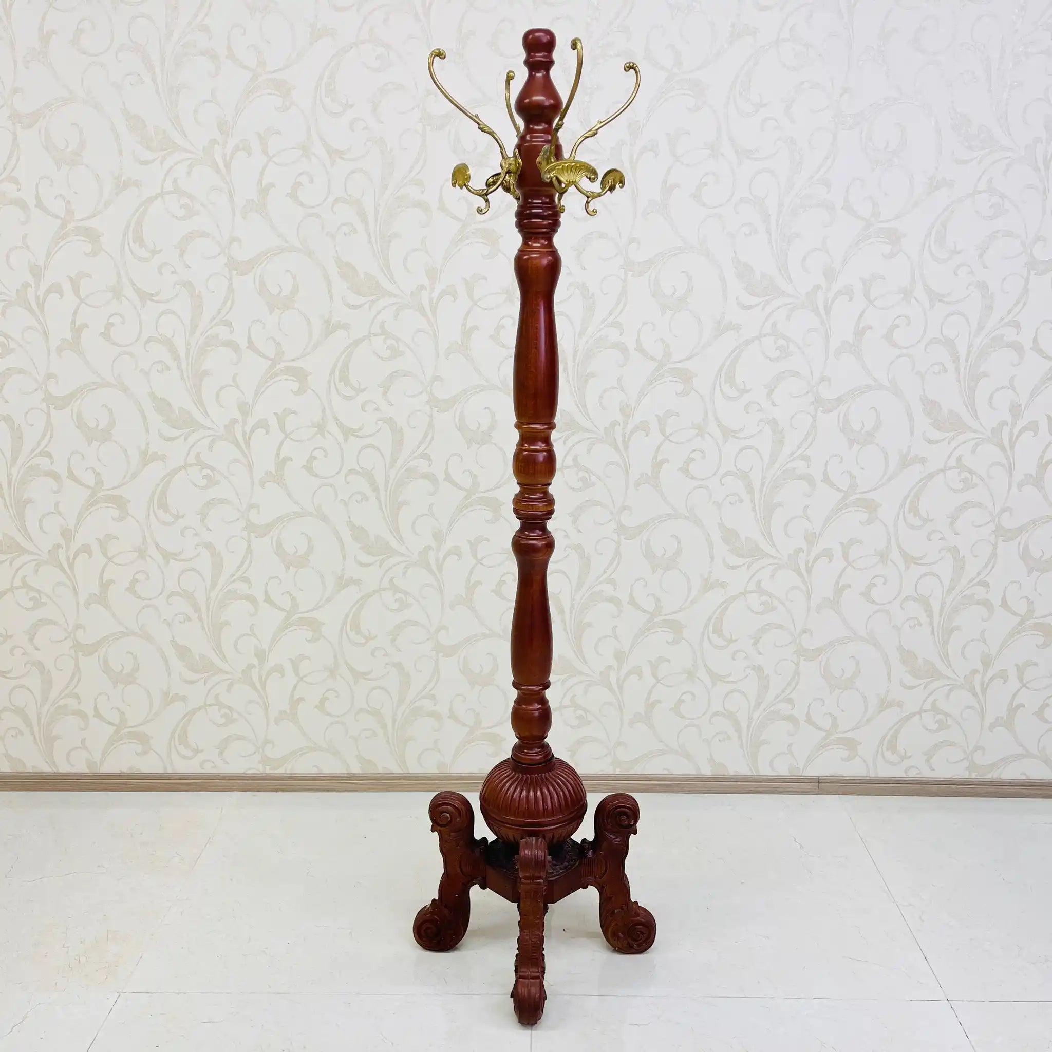 【アンティーク】 アンティーク調コートハンガー / ロココ調