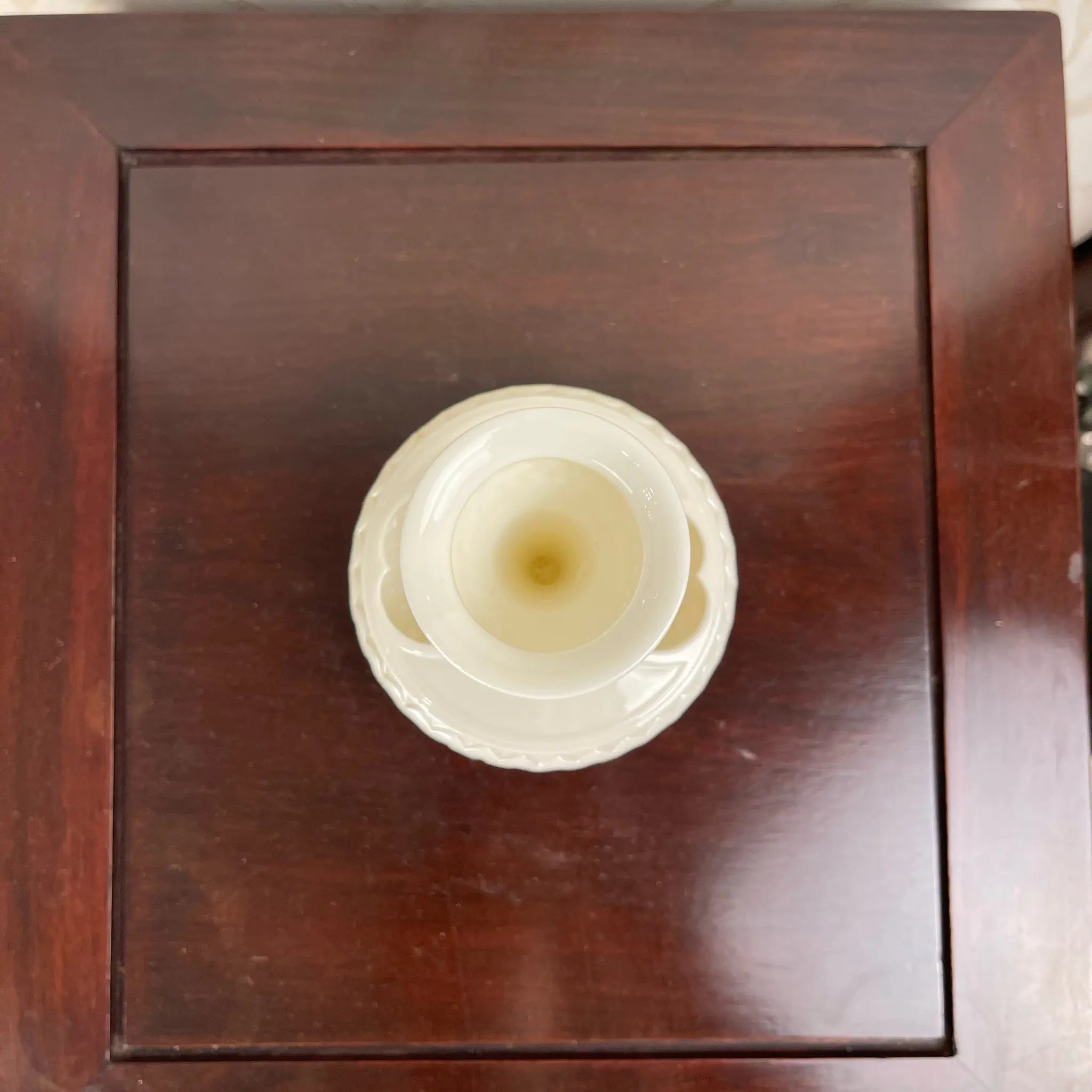 [Antique] Vase Candle Stand Heart Shaped England