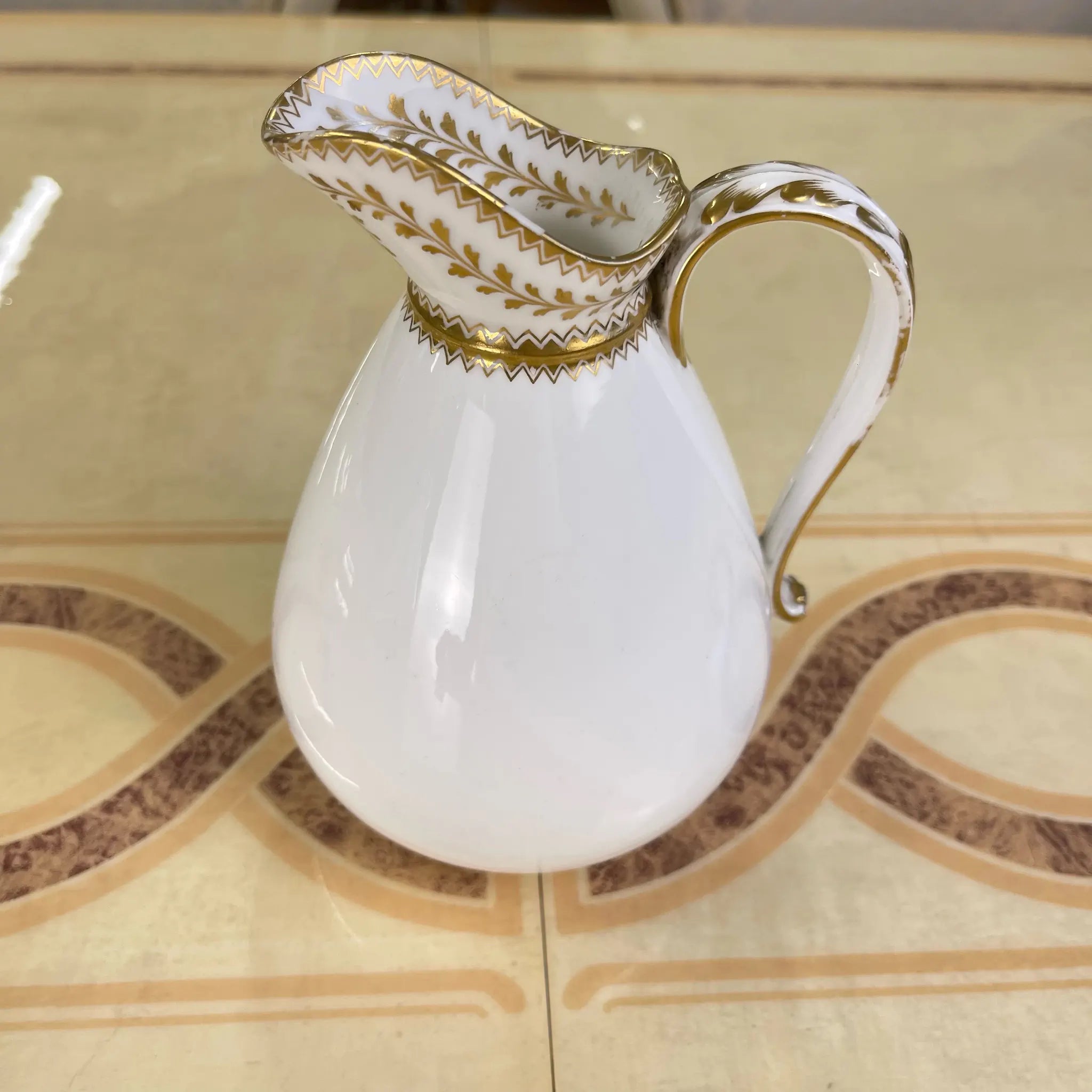 【アンティーク】磁器製水差し  SPODE(スポード) /  1900年代 イギリス