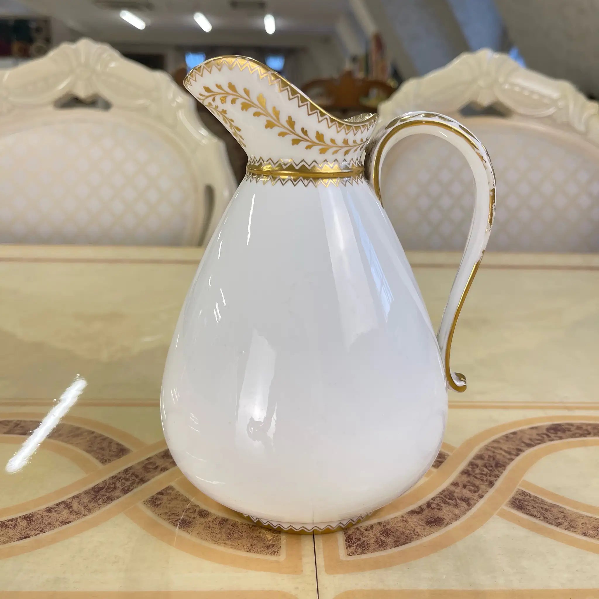 【アンティーク】磁器製水差し  SPODE(スポード) /  1900年代 イギリス