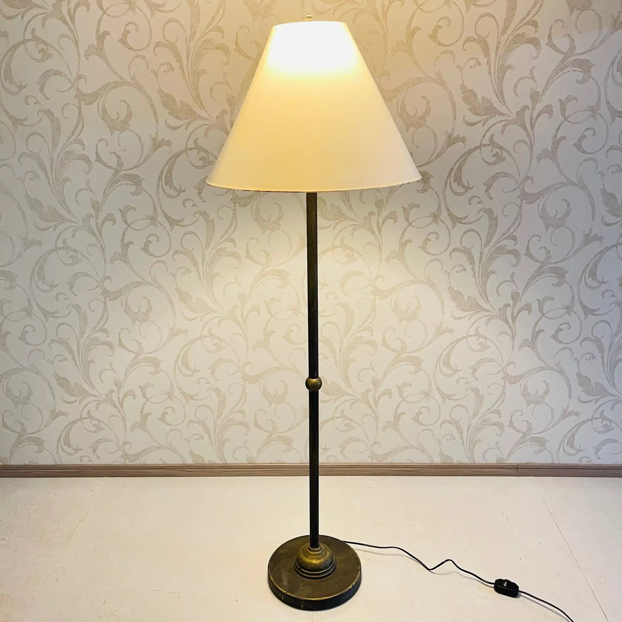 Vintage metal lamp with Scandinavian design