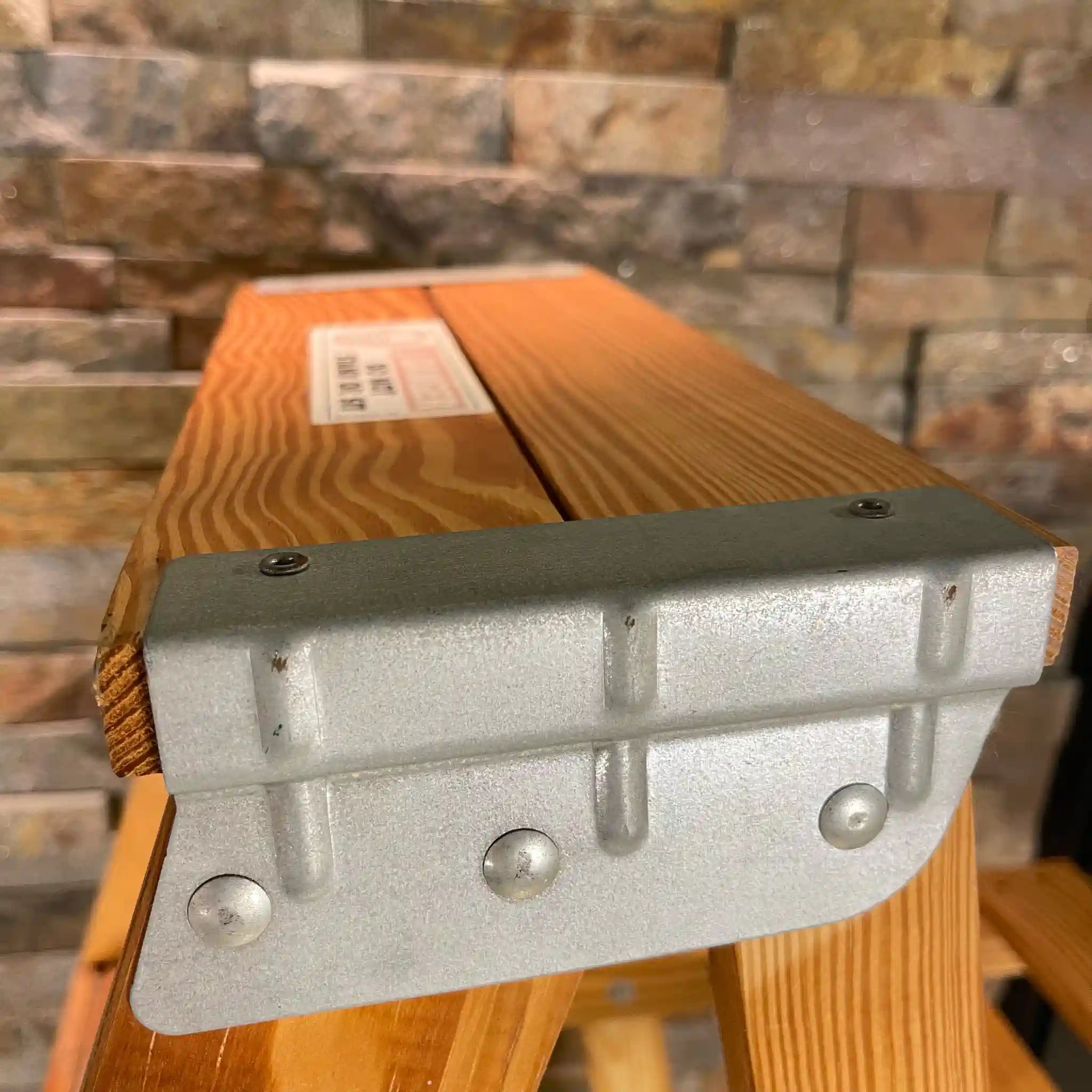 Vintage Michigan Ladder, 6 Steps, Babcock, BW336, Yellow Pine, USA