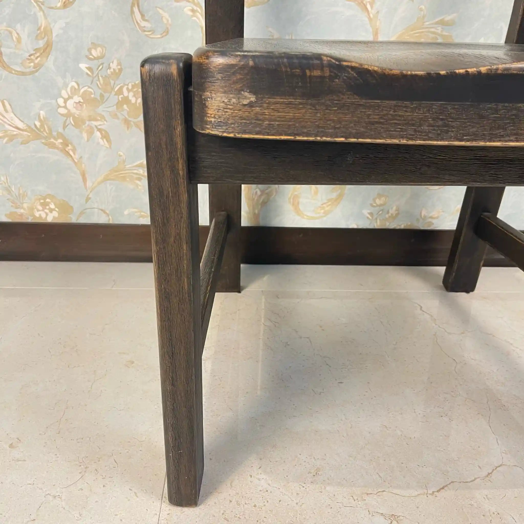 Vintage Dining Chair / ACME INDUSTRIES / FOLK / 1990s / Oak / Japan