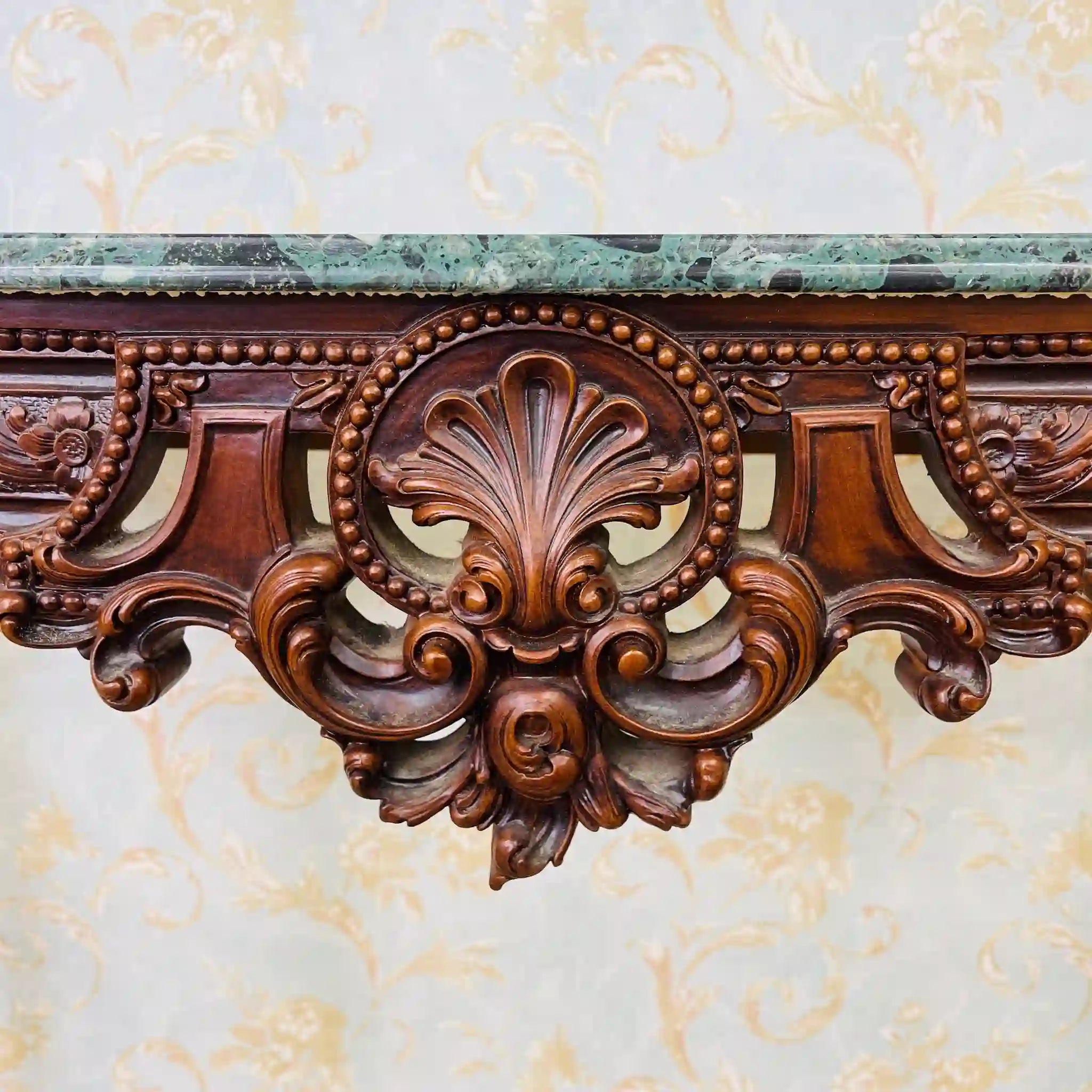 Vintage console table / marble / Italian / marble top