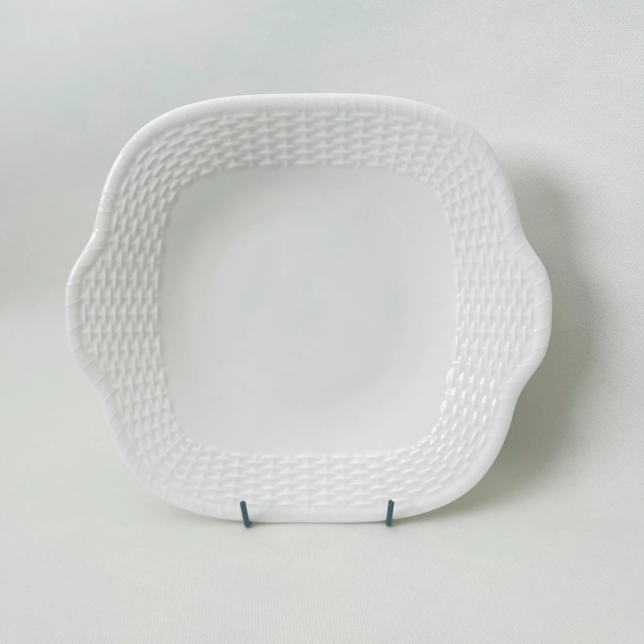【リユース】プレート　スクエア　ナンタケット Wedgwood /   Bone Chinaイギリス / 未使用 箱付き