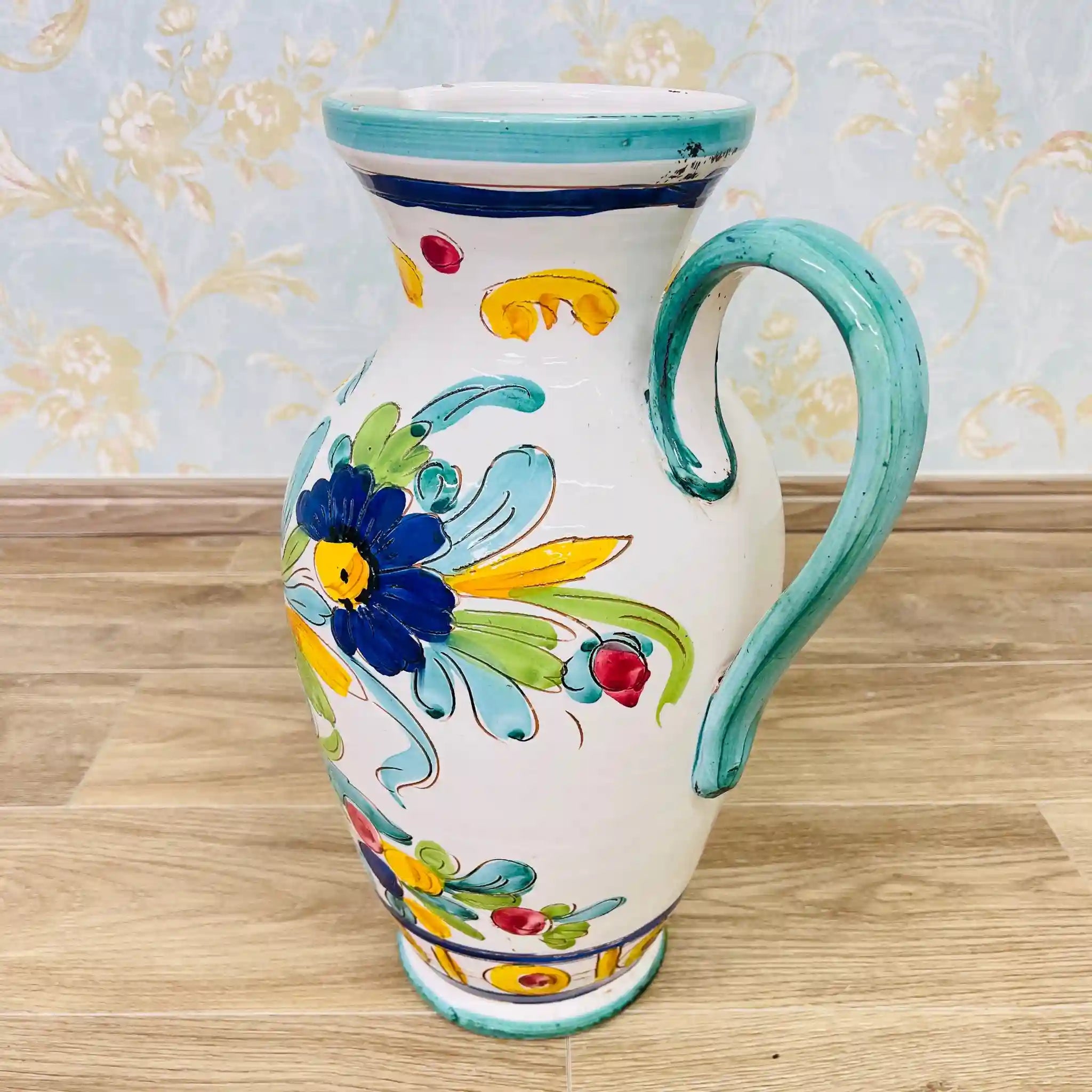 Vintage Flower Vase / Mallorca Ware / Italy