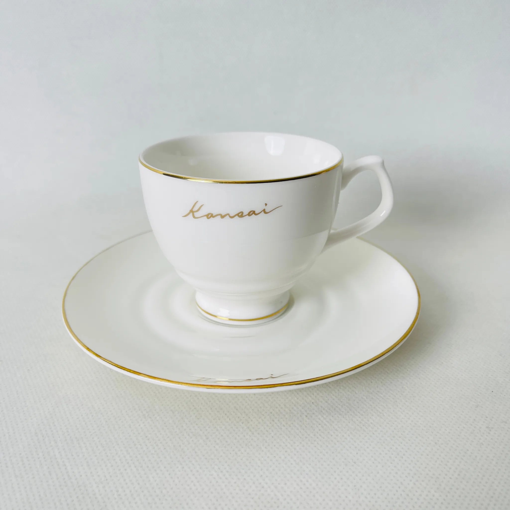 【リユース】コーヒーカップ　5個セット Kansai　山本寛斎 /   Fine China / 未使用 箱付き