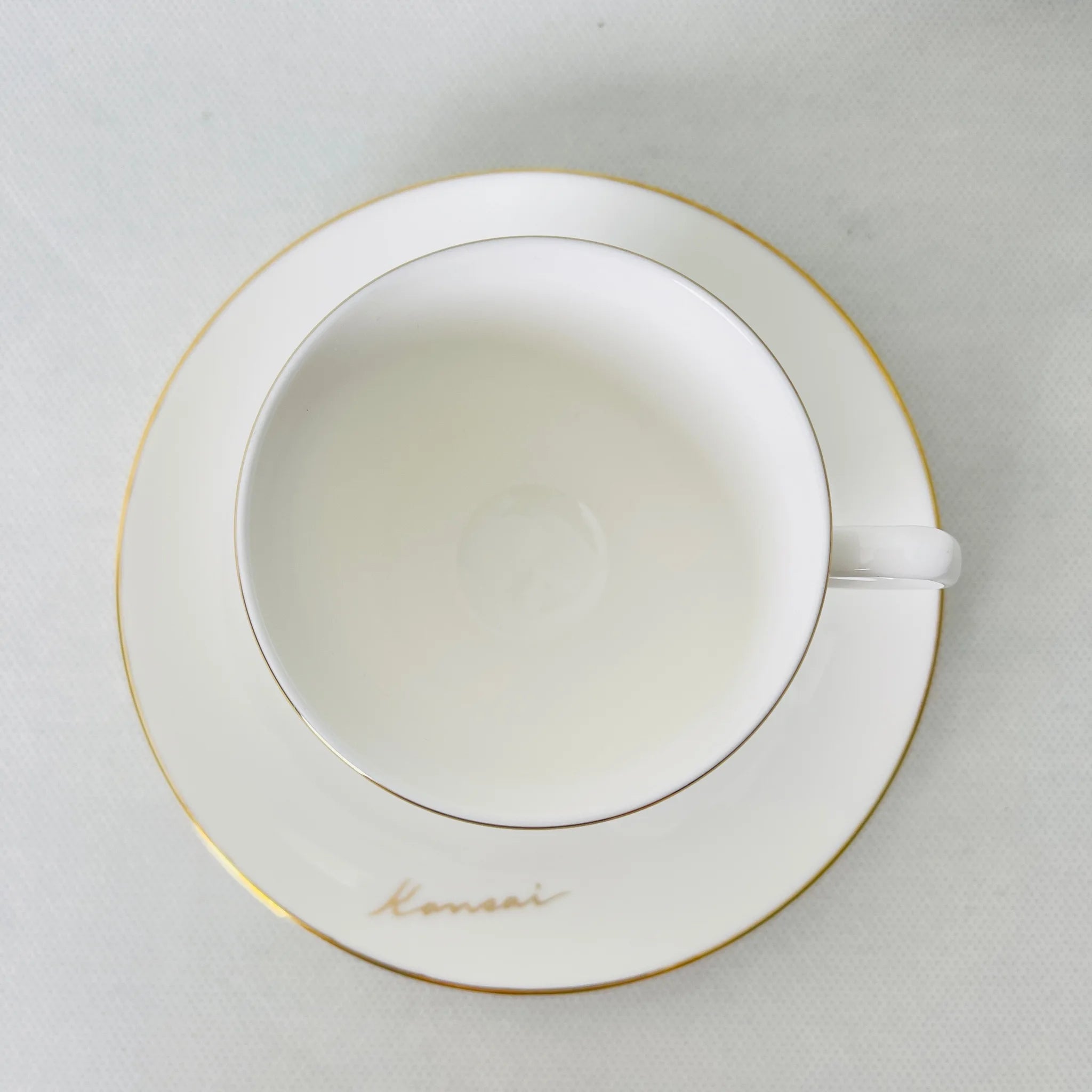 【リユース】コーヒーカップ　5個セット Kansai　山本寛斎 /   Fine China / 未使用 箱付き