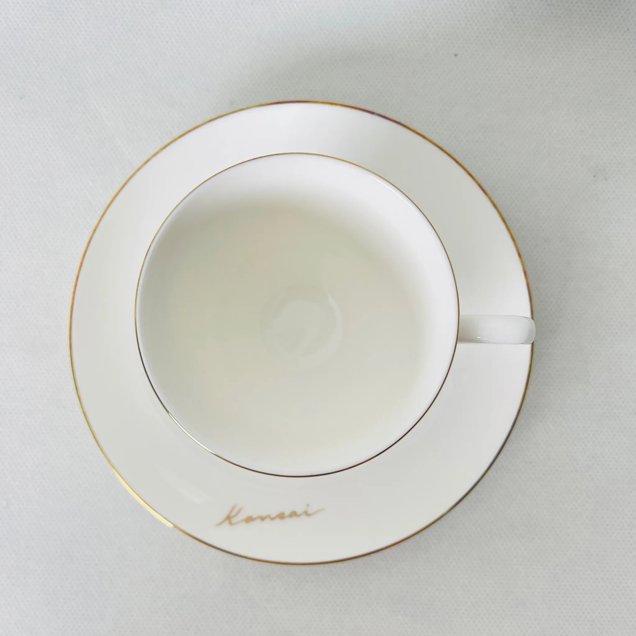 【リユース】コーヒーカップ　5個セット Kansai　山本寛斎 /   Fine China / 未使用 箱付き