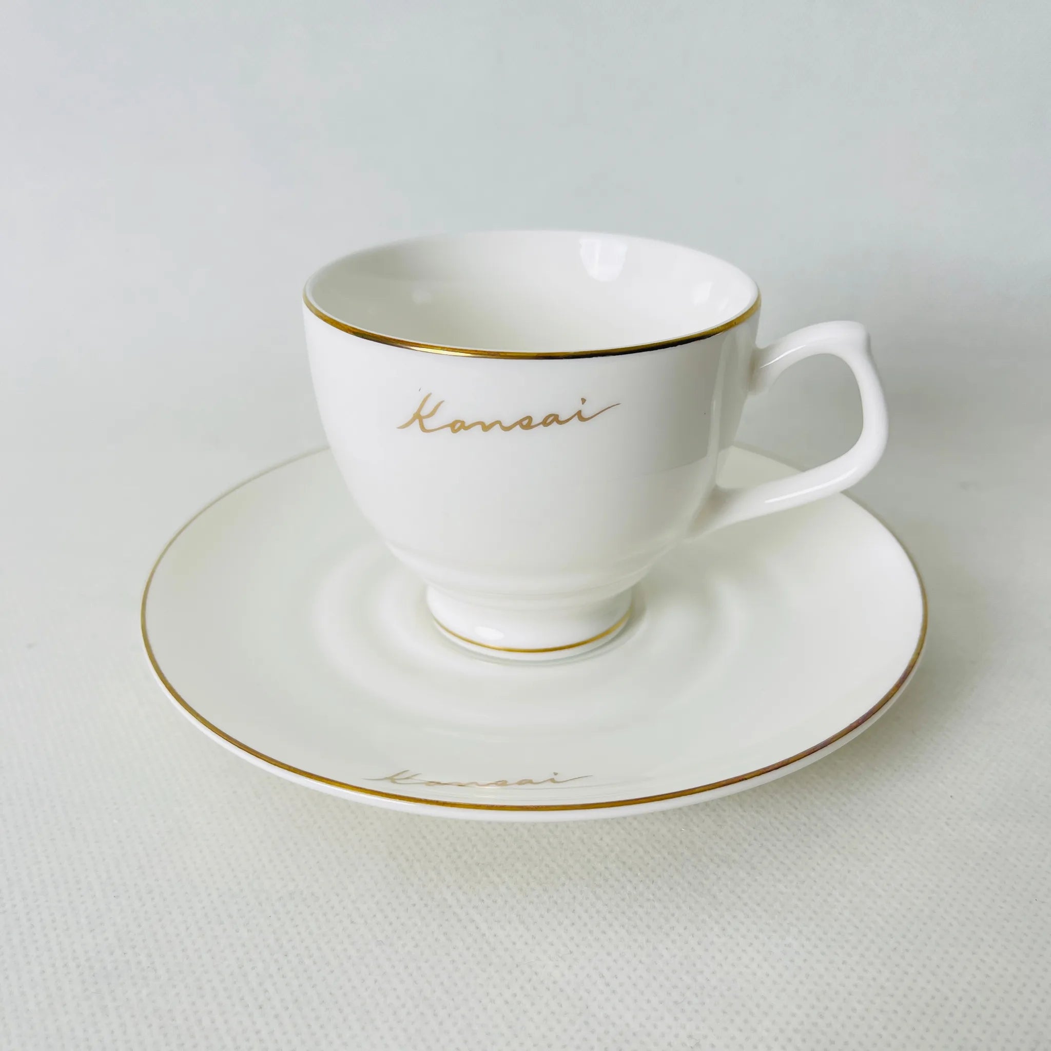 【リユース】コーヒーカップ　5個セット Kansai　山本寛斎 /   Fine China / 未使用 箱付き