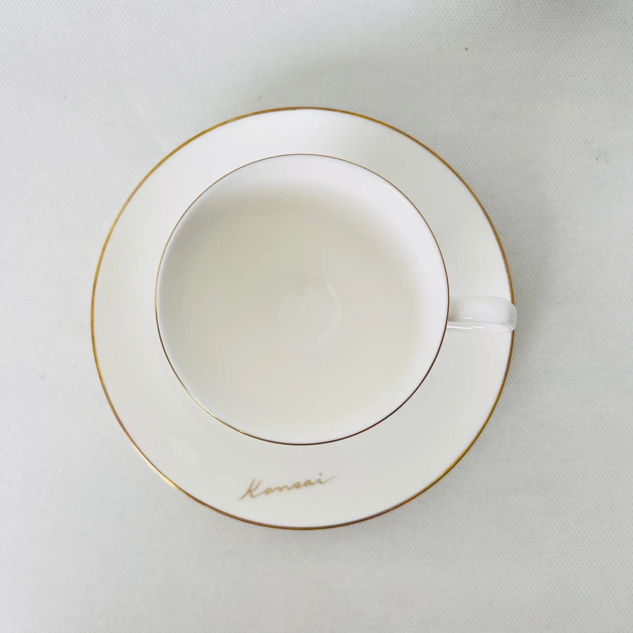 【リユース】コーヒーカップ　5個セット Kansai　山本寛斎 /   Fine China / 未使用 箱付き