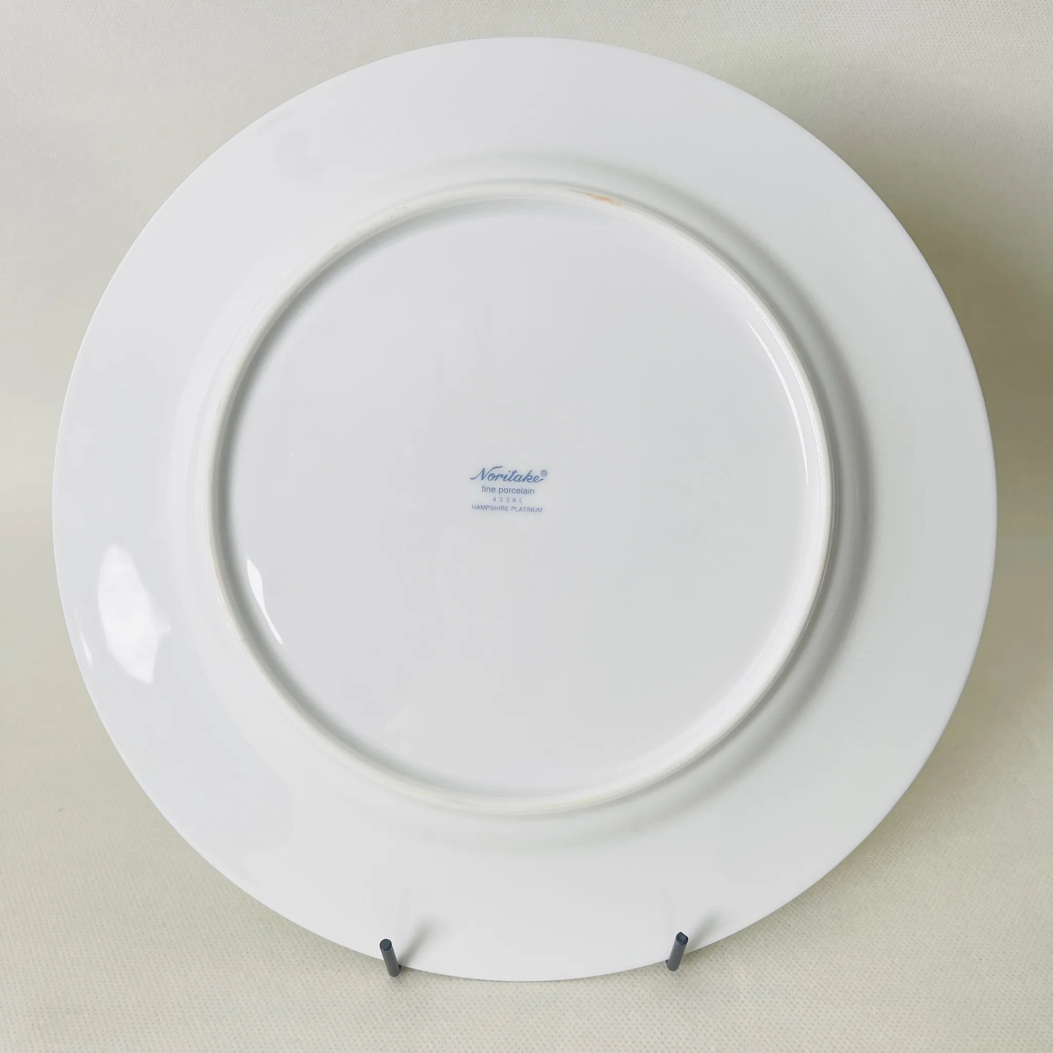 【リユース】パーティーセット　大皿×1　小皿×5　ハンプシャープラチナ Noritake / 未使用 箱付き