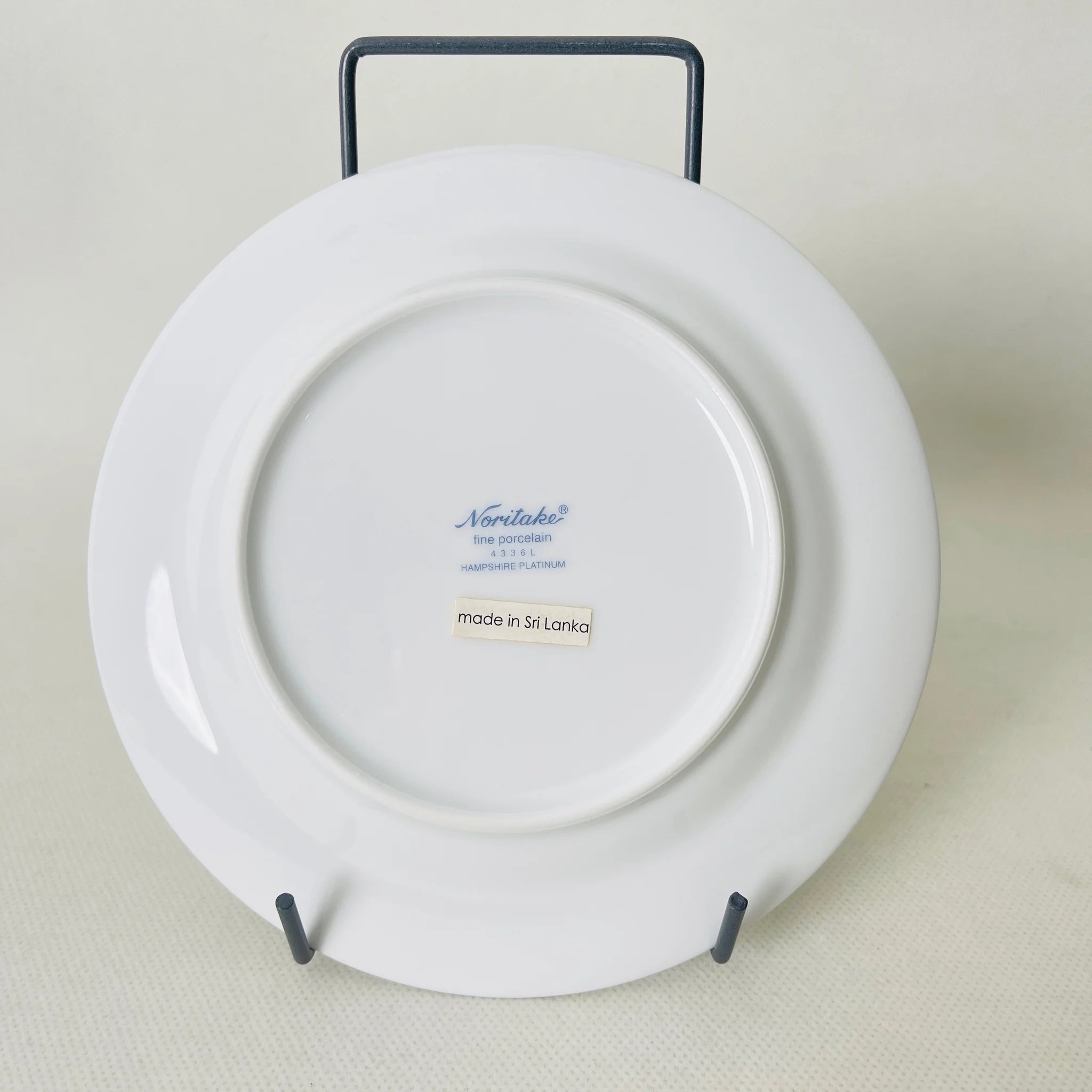 【リユース】パーティーセット　大皿×1　小皿×5　ハンプシャープラチナ Noritake / 未使用 箱付き